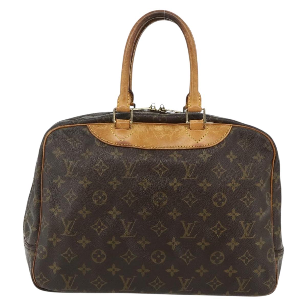LOUIS VUITTON Monogram Deauville Hand Bag M47270 LV Auth 176342