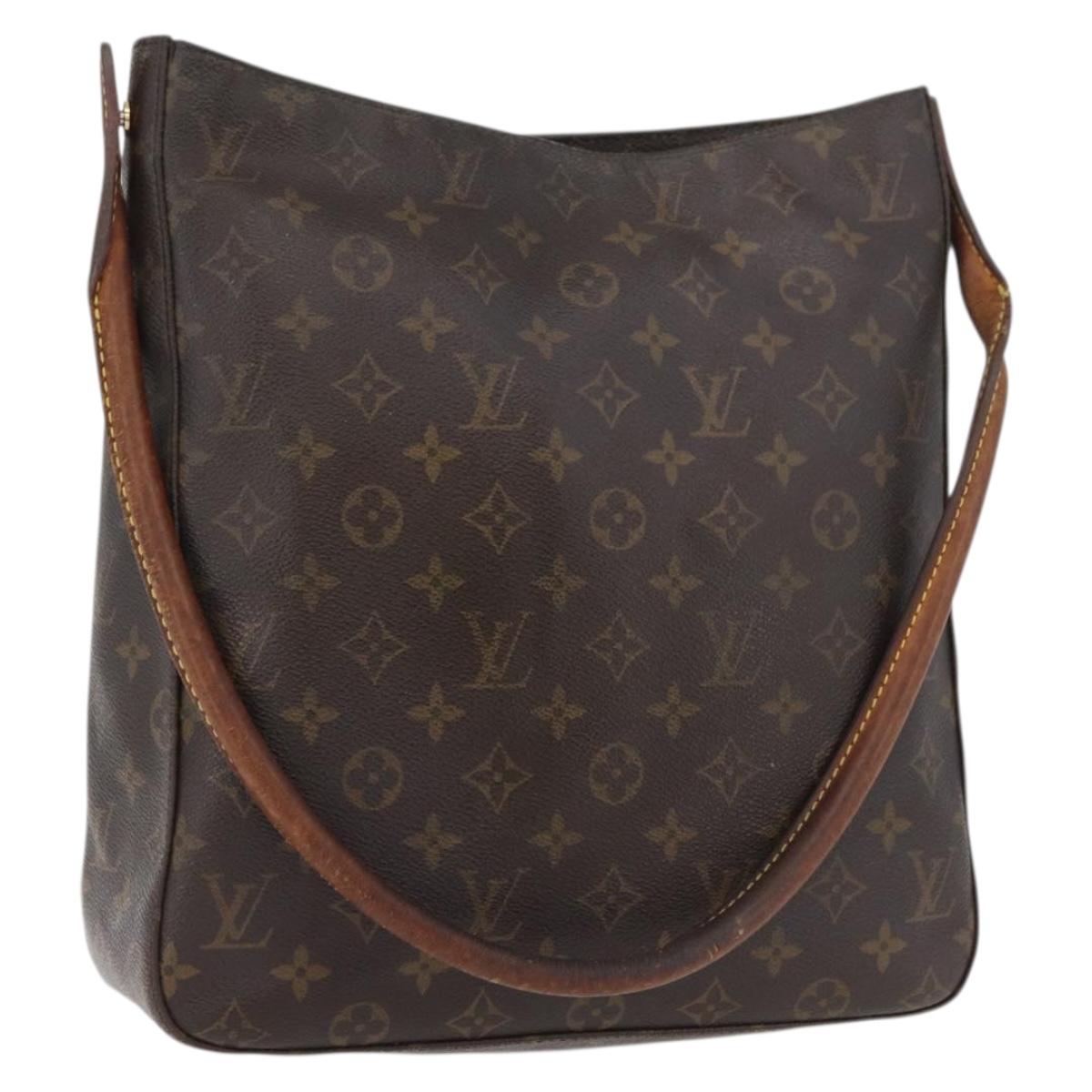 LOUIS VUITTON Monogram Looping GM Shoulder Bag M51145 LV Auth 176355