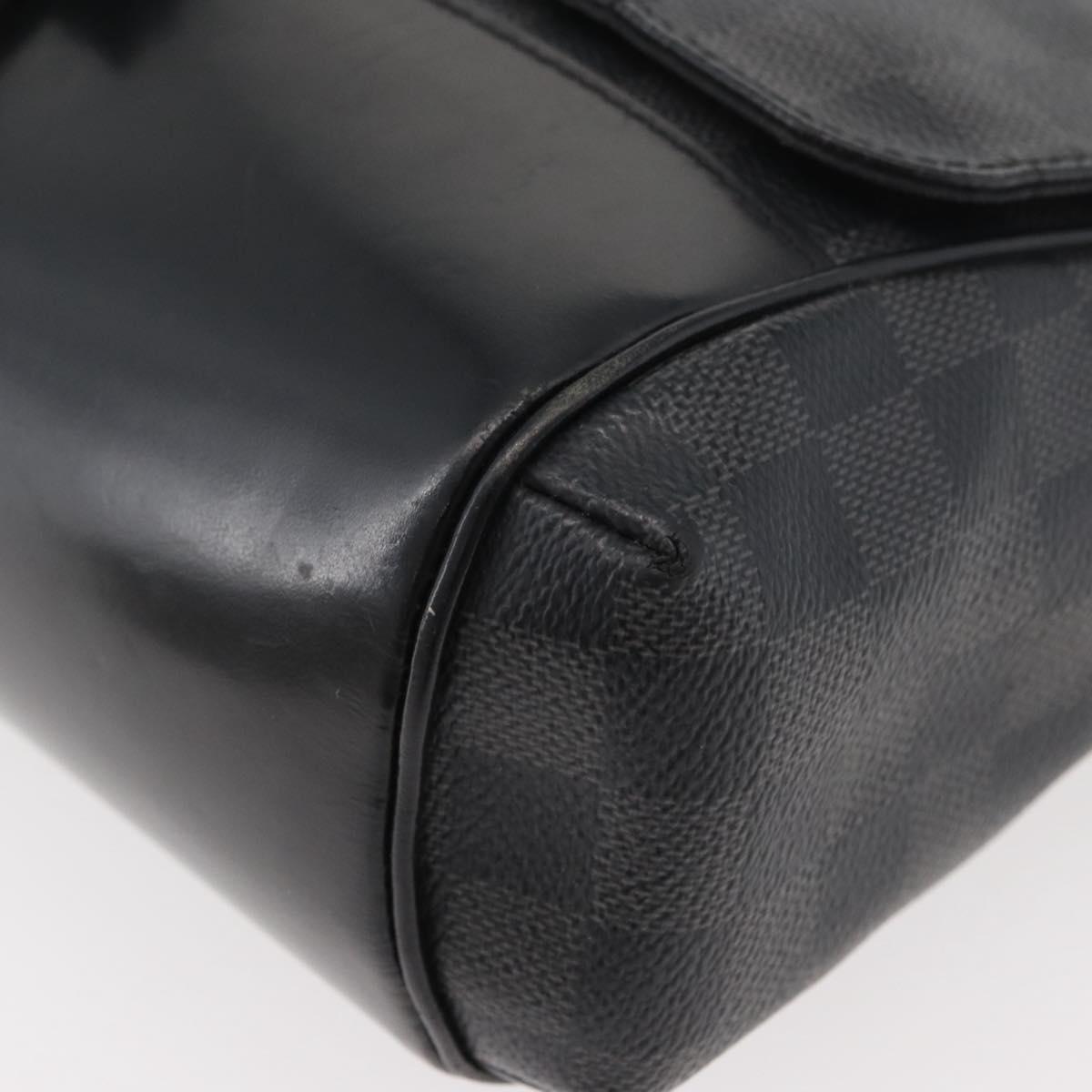 LOUIS VUITTON Damier Graphite Messenger PM Shoulder Bag N41457 LV Auth 176357