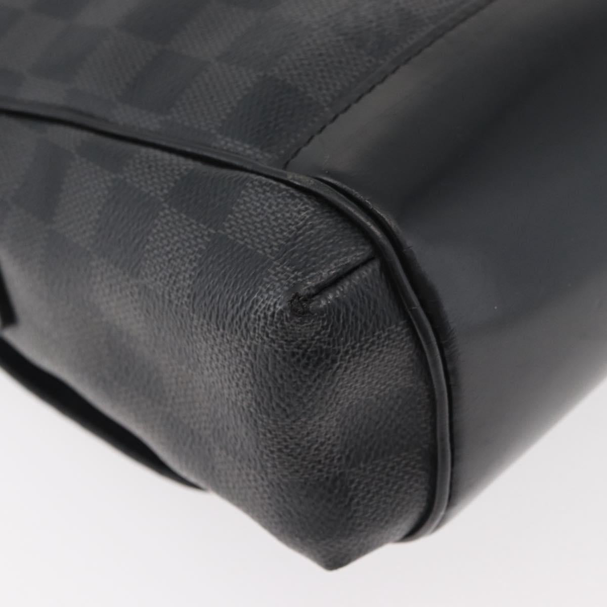 LOUIS VUITTON Damier Graphite Messenger PM Shoulder Bag N41457 LV Auth 176357