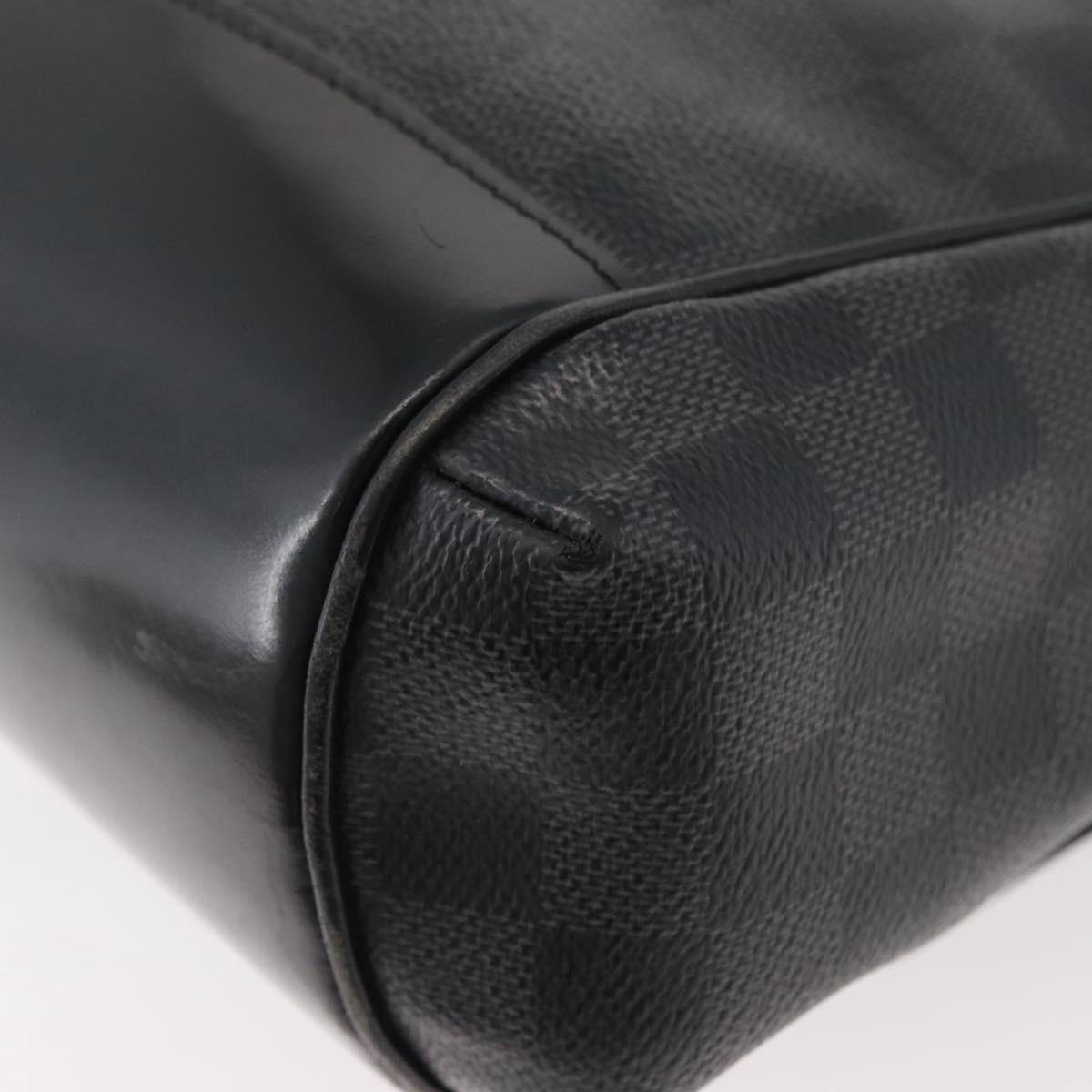 LOUIS VUITTON Damier Graphite Messenger PM Shoulder Bag N41457 LV Auth 176357