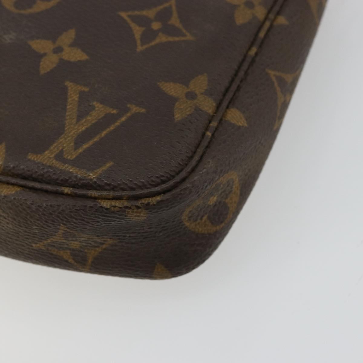 LOUIS VUITTON Monogram Pochette Accessoires Pouch M51980 LV Auth 176379