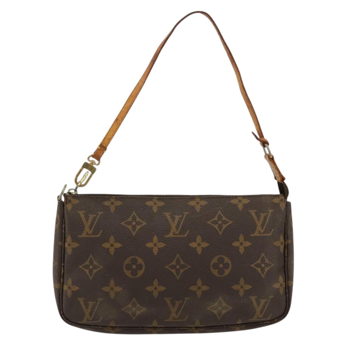 LOUIS VUITTON Monogram Pochette Accessoires Pouch M51980 LV Auth 176379