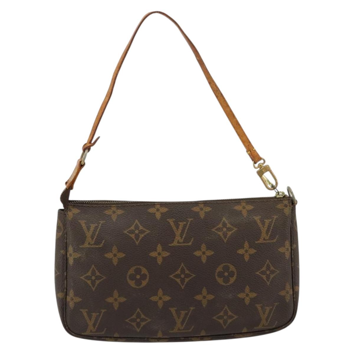 LOUIS VUITTON Monogram Pochette Accessoires Pouch M51980 LV Auth 176379