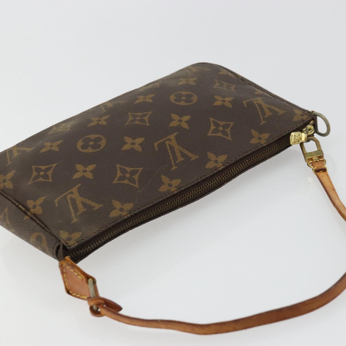 LOUIS VUITTON Monogram Pochette Accessoires Pouch M51980 LV Auth 176379