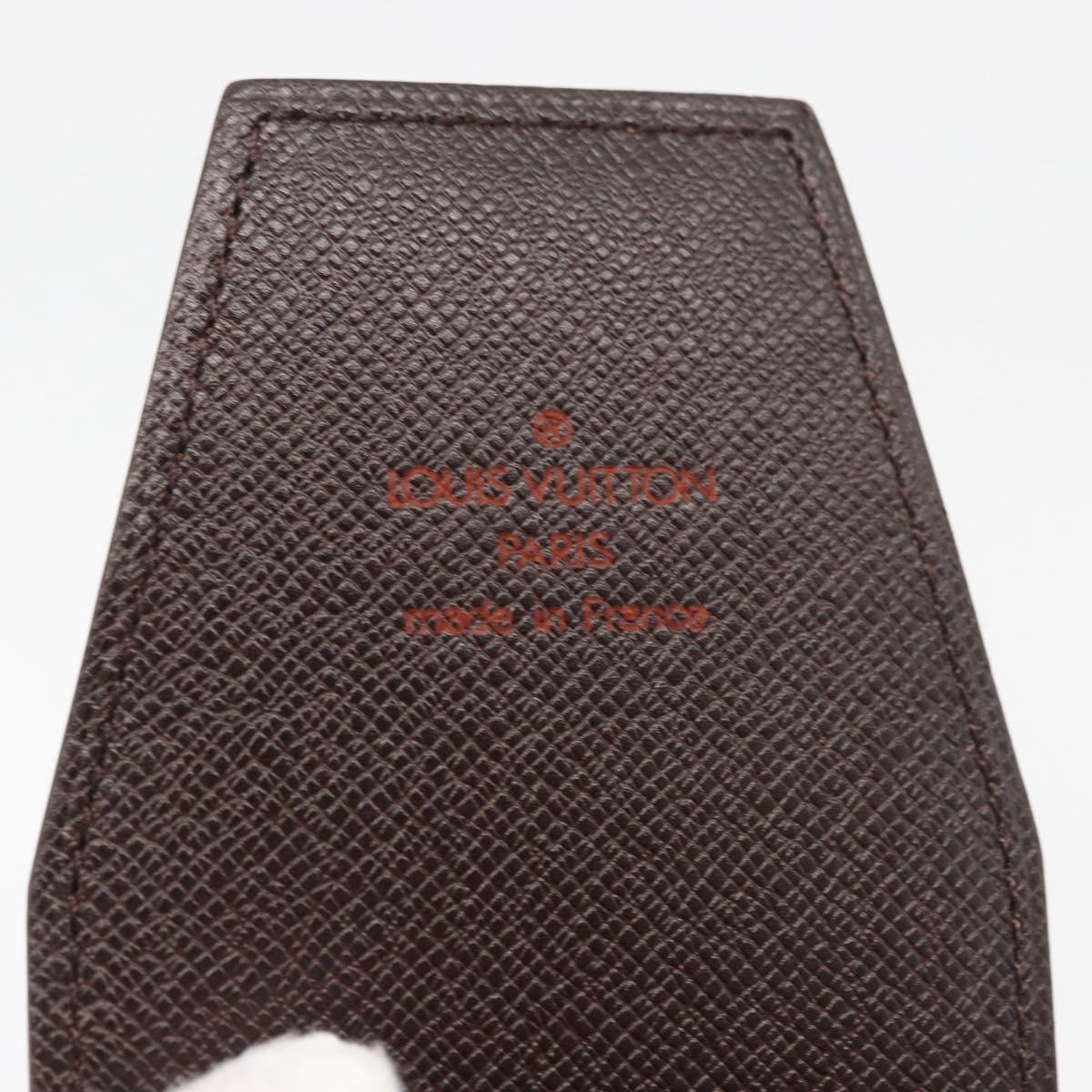 LOUIS VUITTON Damier Ebene Etui Cigarette Case N63024 LV Auth 176385A