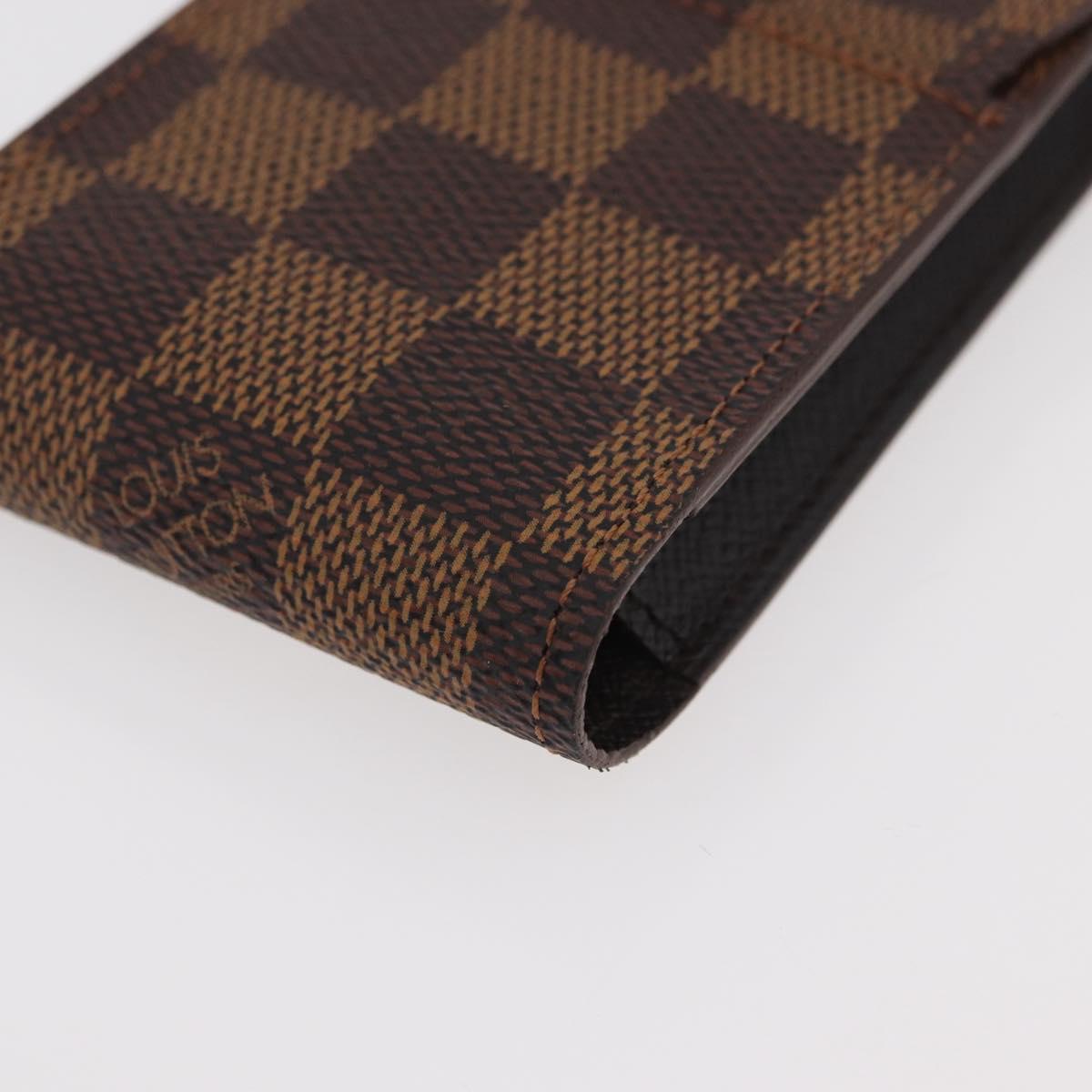LOUIS VUITTON Damier Ebene Etui Cigarette Case N63024 LV Auth 176385A