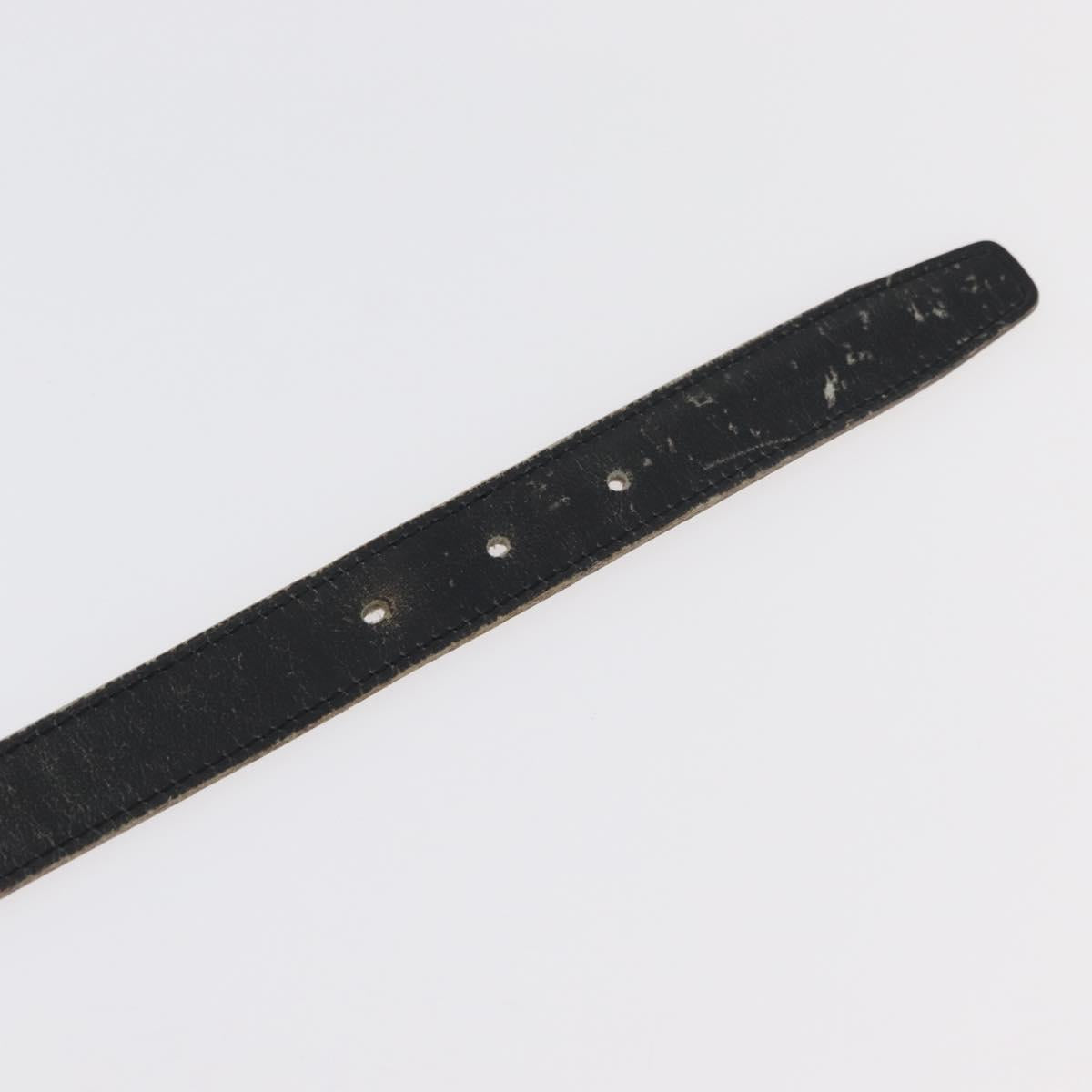 HERMES Constance Mini Belt Leather 39.4"" Black Auth 176406