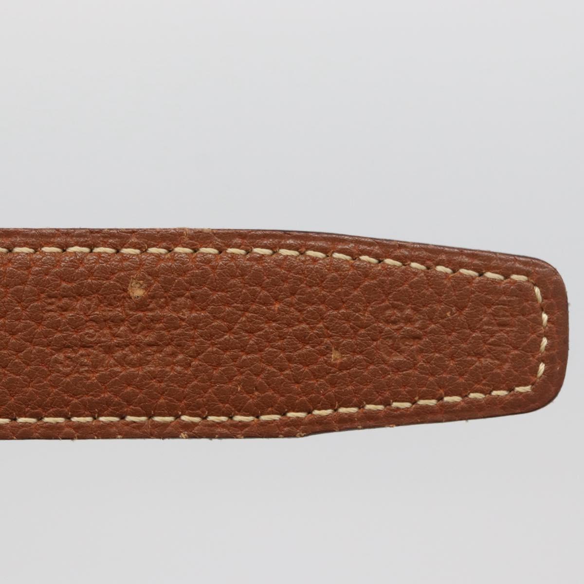 HERMES Constance Mini Belt Leather 39.4"" Black Auth 176406