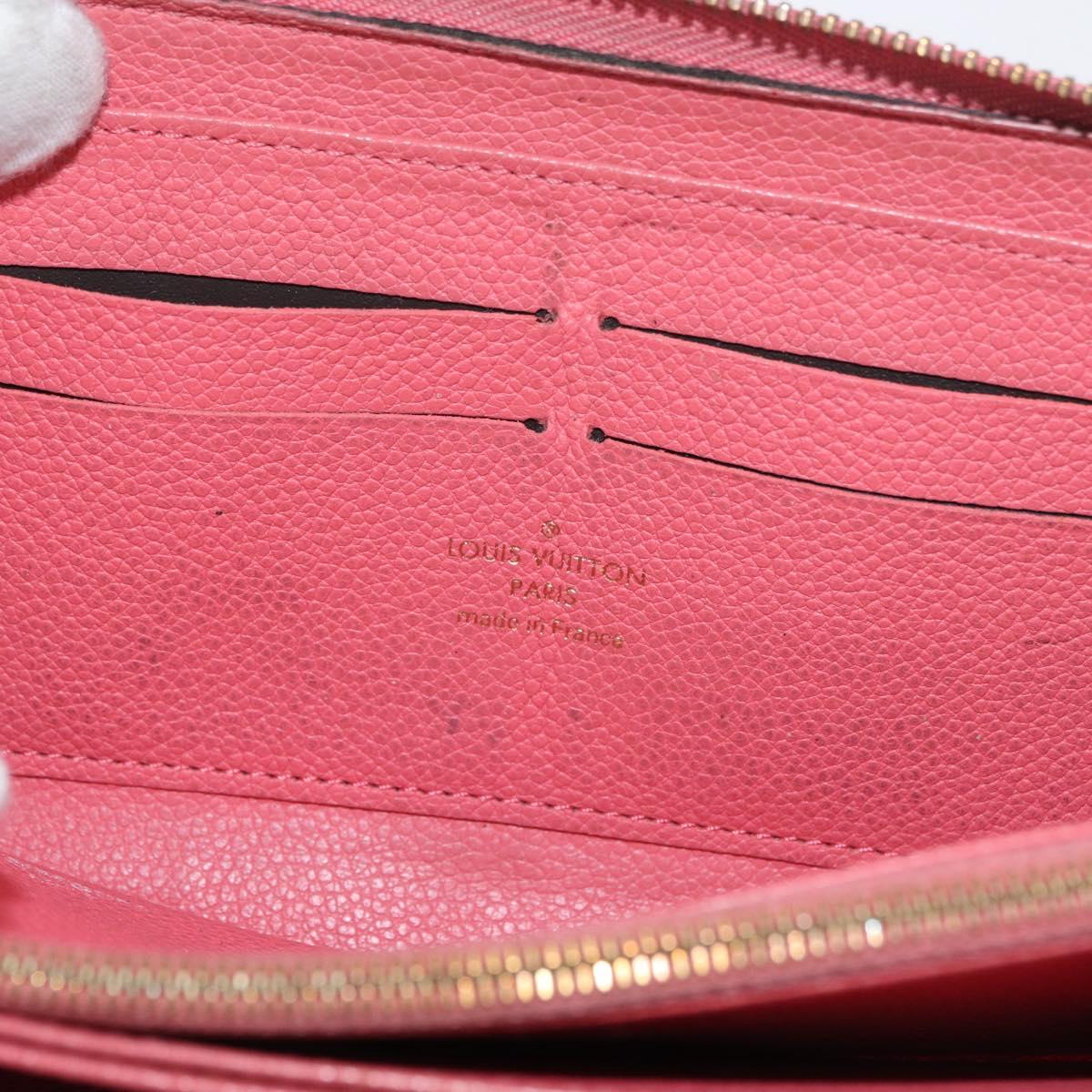 LOUIS VUITTON Empreinte Zippy Wallet Long Wallet Blossom M61788 LV Auth 176417