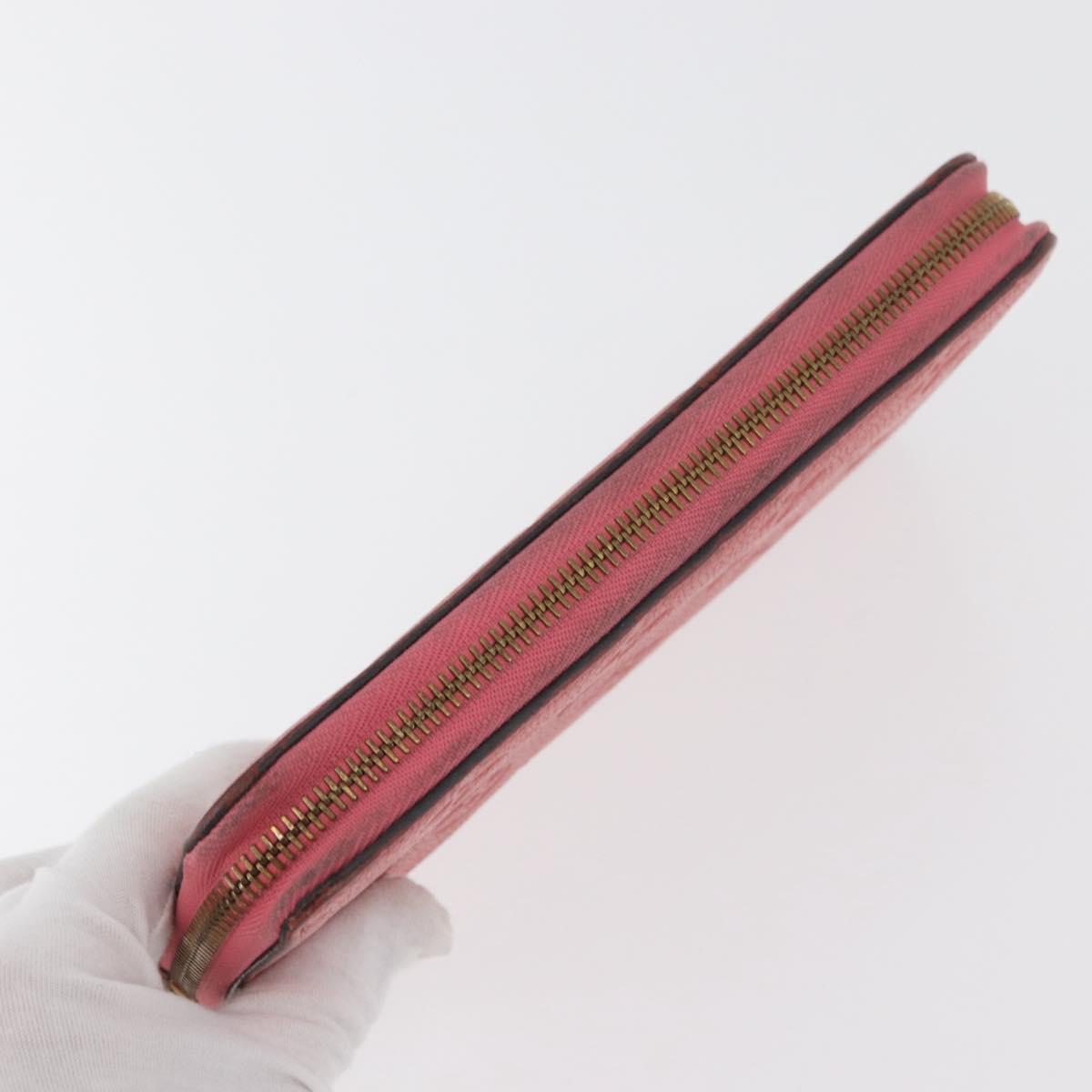 LOUIS VUITTON Empreinte Zippy Wallet Long Wallet Blossom M61788 LV Auth 176417