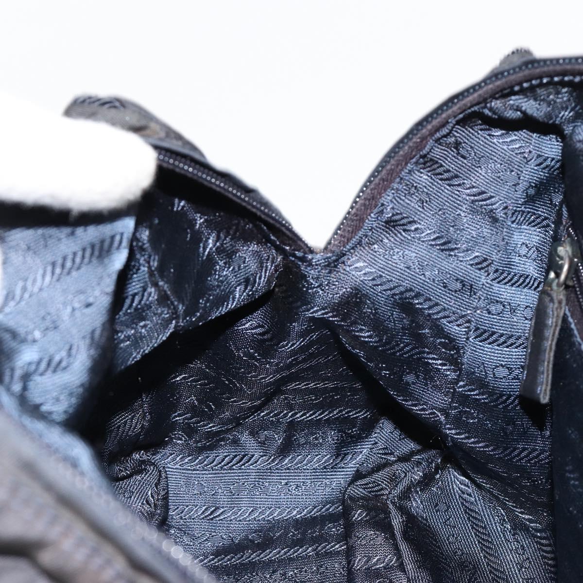 PRADA Hand Bag Nylon Navy Auth 176430