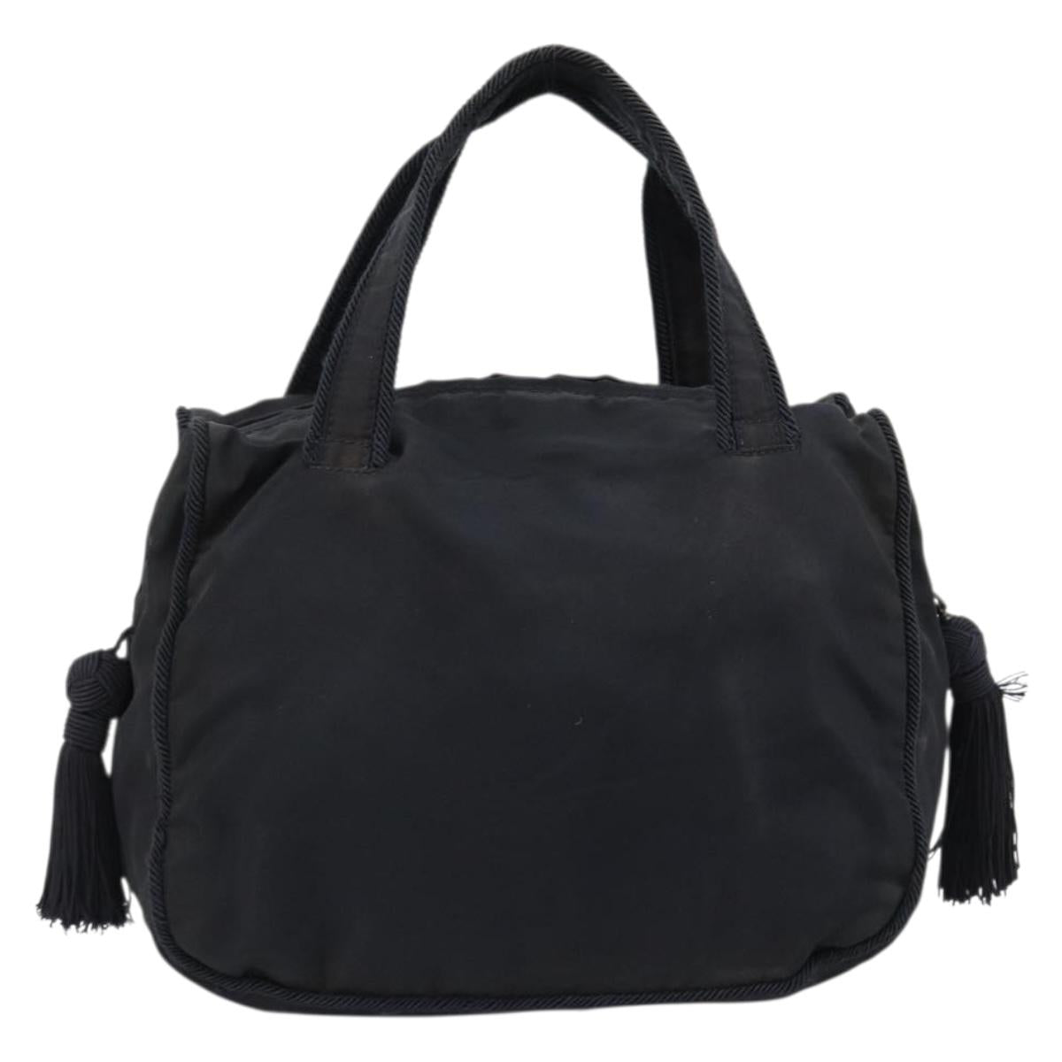 PRADA Hand Bag Nylon Navy Auth 176430