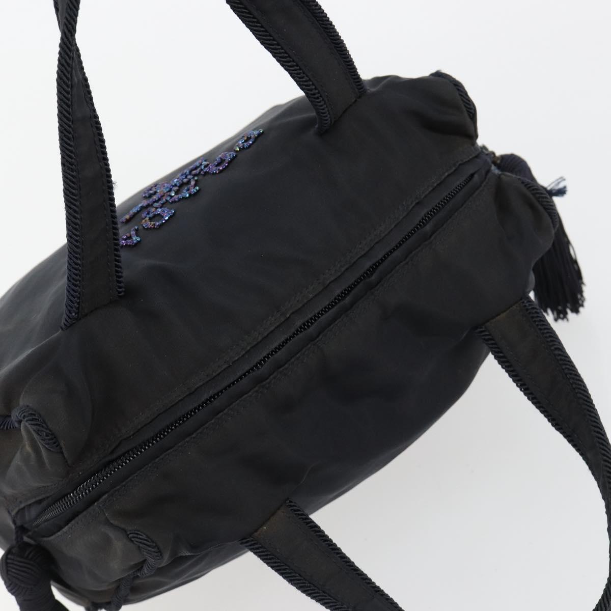 PRADA Hand Bag Nylon Navy Auth 176430