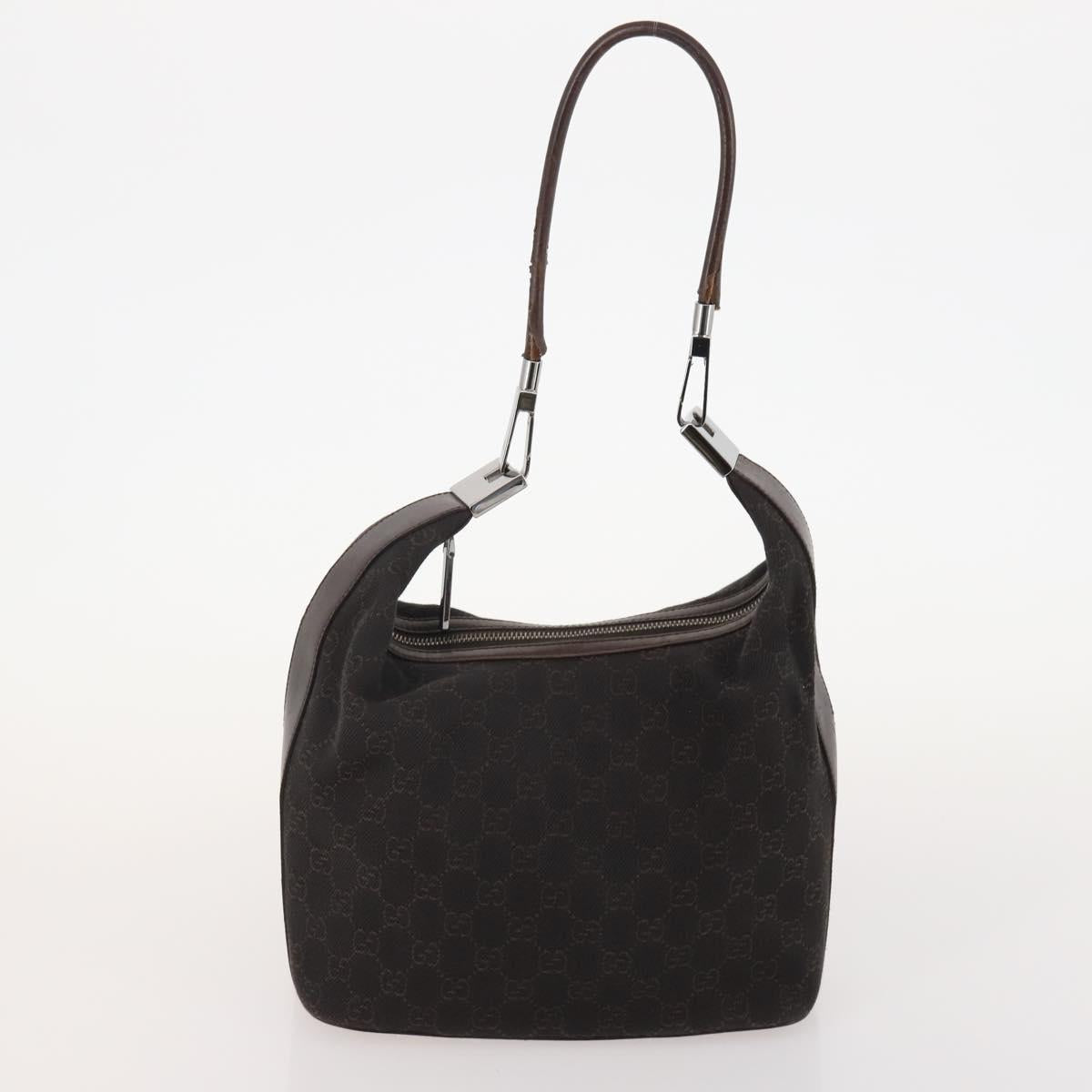 GUCCI GG Supreme GG Canvas Tote Bag PVC Nylon 4 Set Black Navy blue Auth 176444