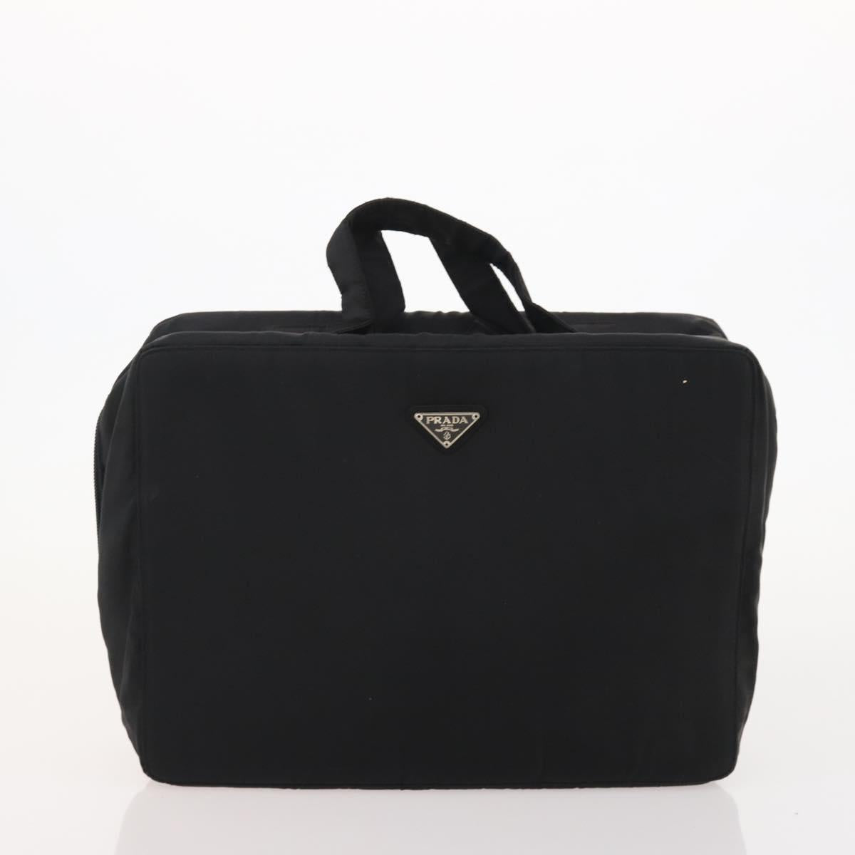 PRADA Shoulder Bag Nylon 3 Set 2way Navy Black Auth 176447