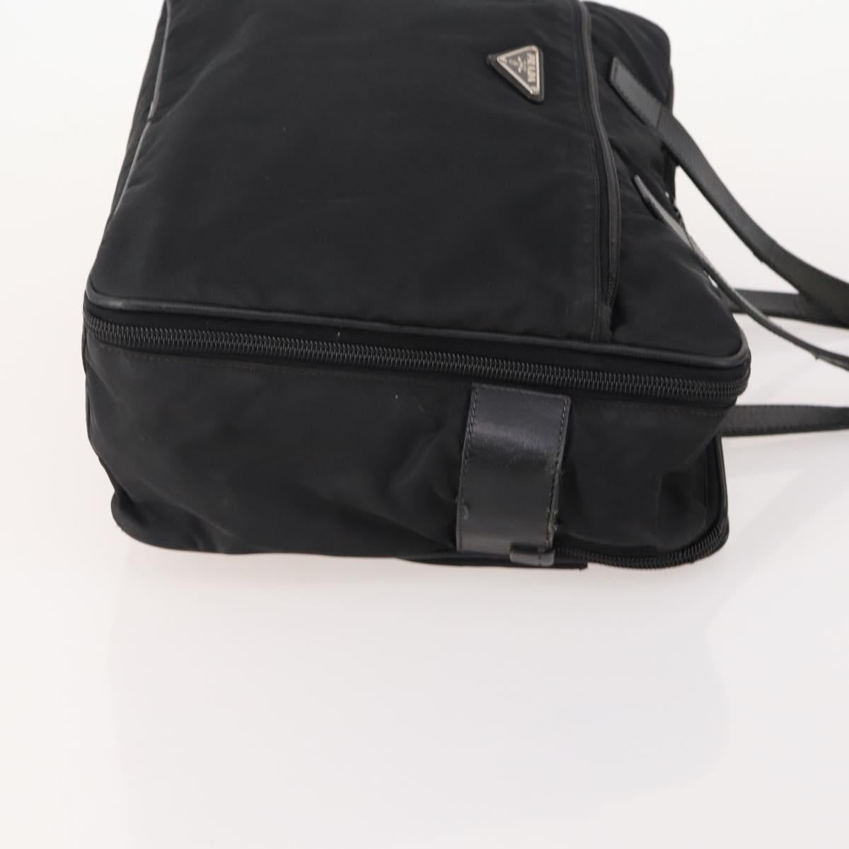 PRADA Shoulder Bag Nylon 3 Set 2way Navy Black Auth 176447