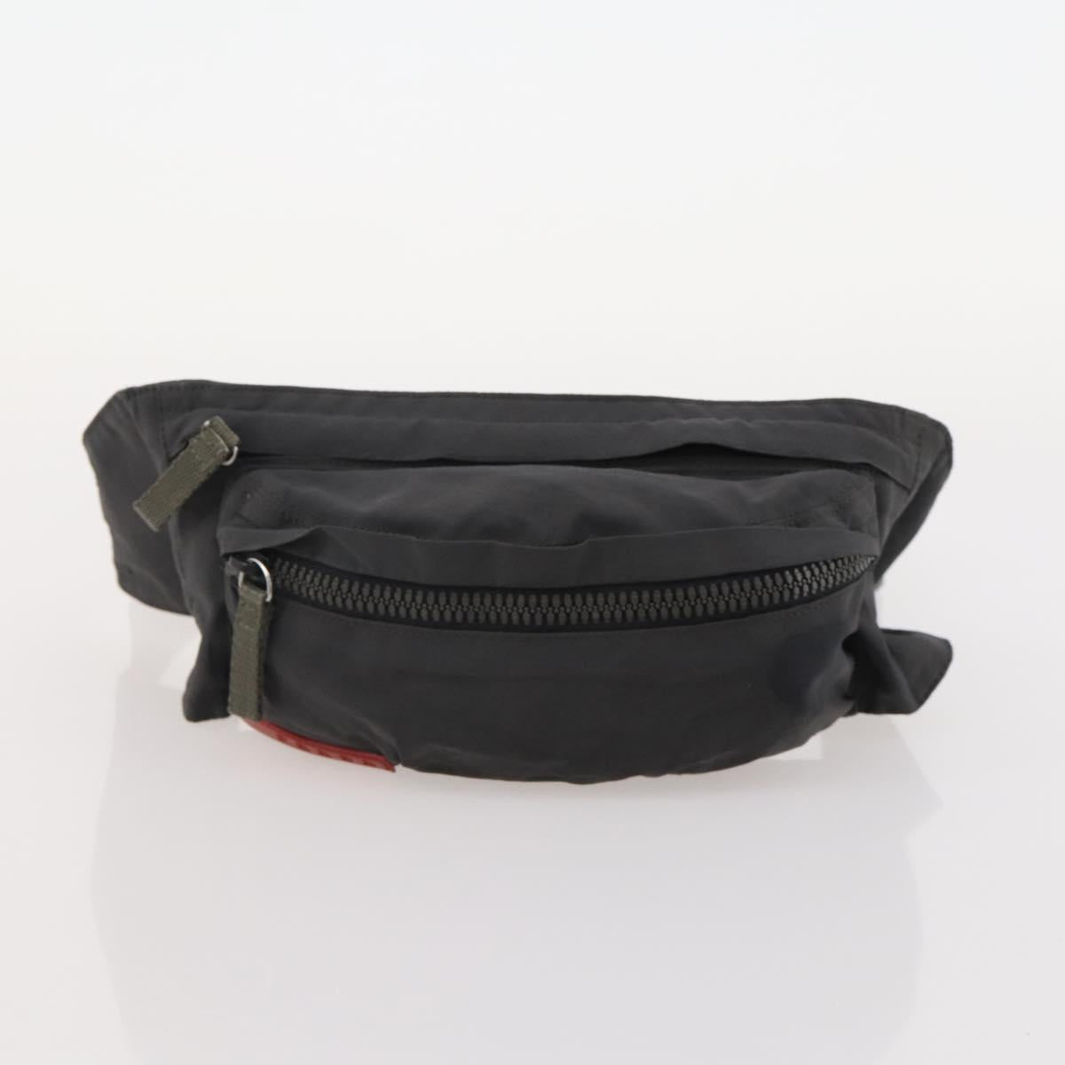 PRADA Sports Line Hand Bag Nylon 3 Set 2way Beige Black Gray Auth 176448