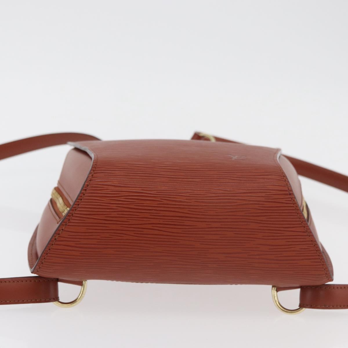 LOUIS VUITTON Epi Mabillon Backpack Brown M52233 LV Auth 176465A