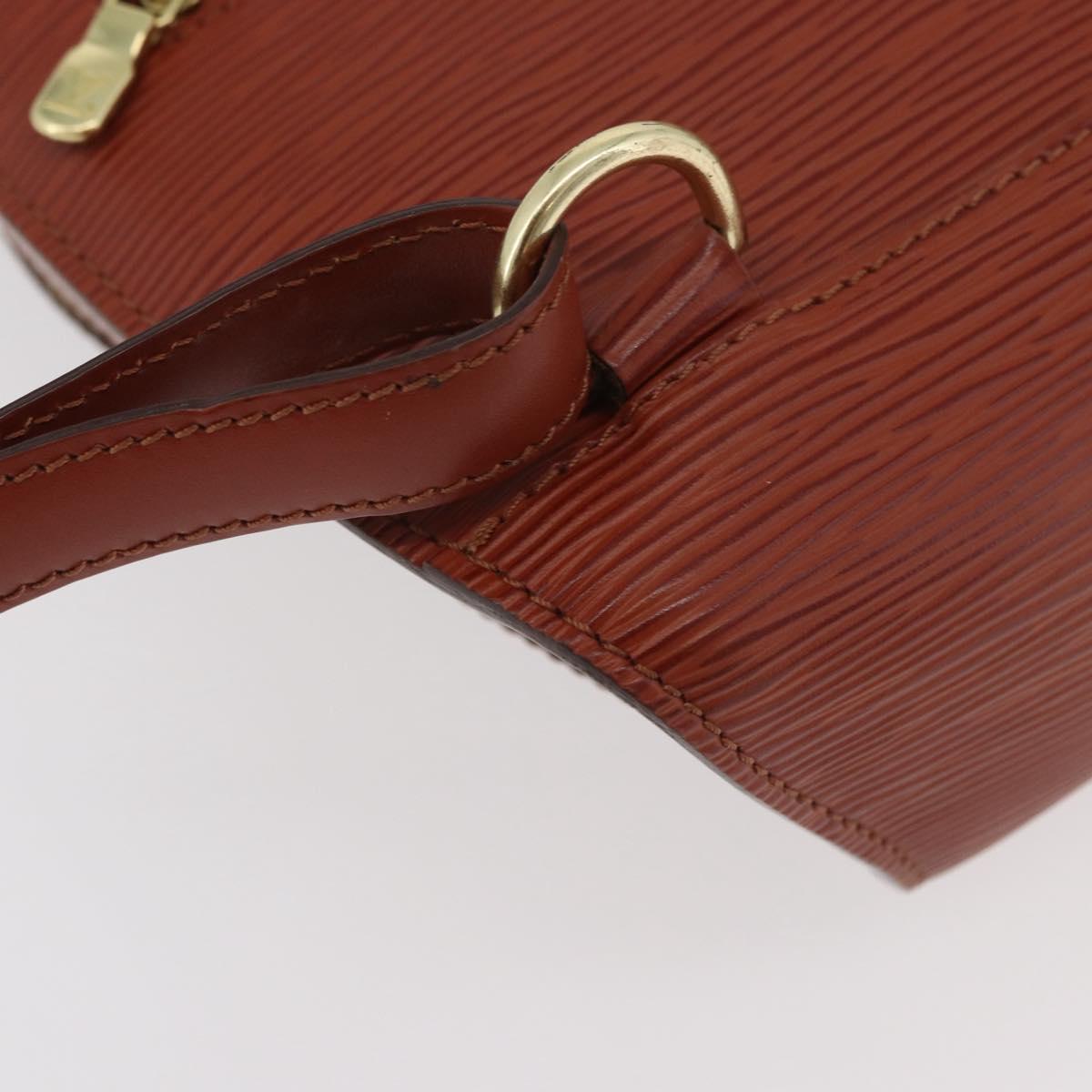 LOUIS VUITTON Epi Mabillon Backpack Brown M52233 LV Auth 176465A