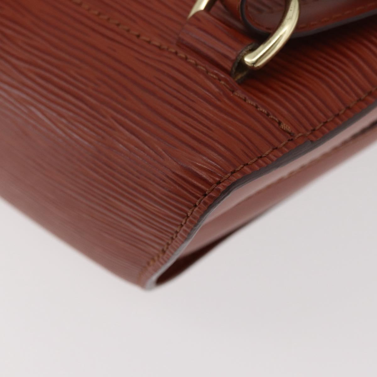 LOUIS VUITTON Epi Mabillon Backpack Brown M52233 LV Auth 176465A