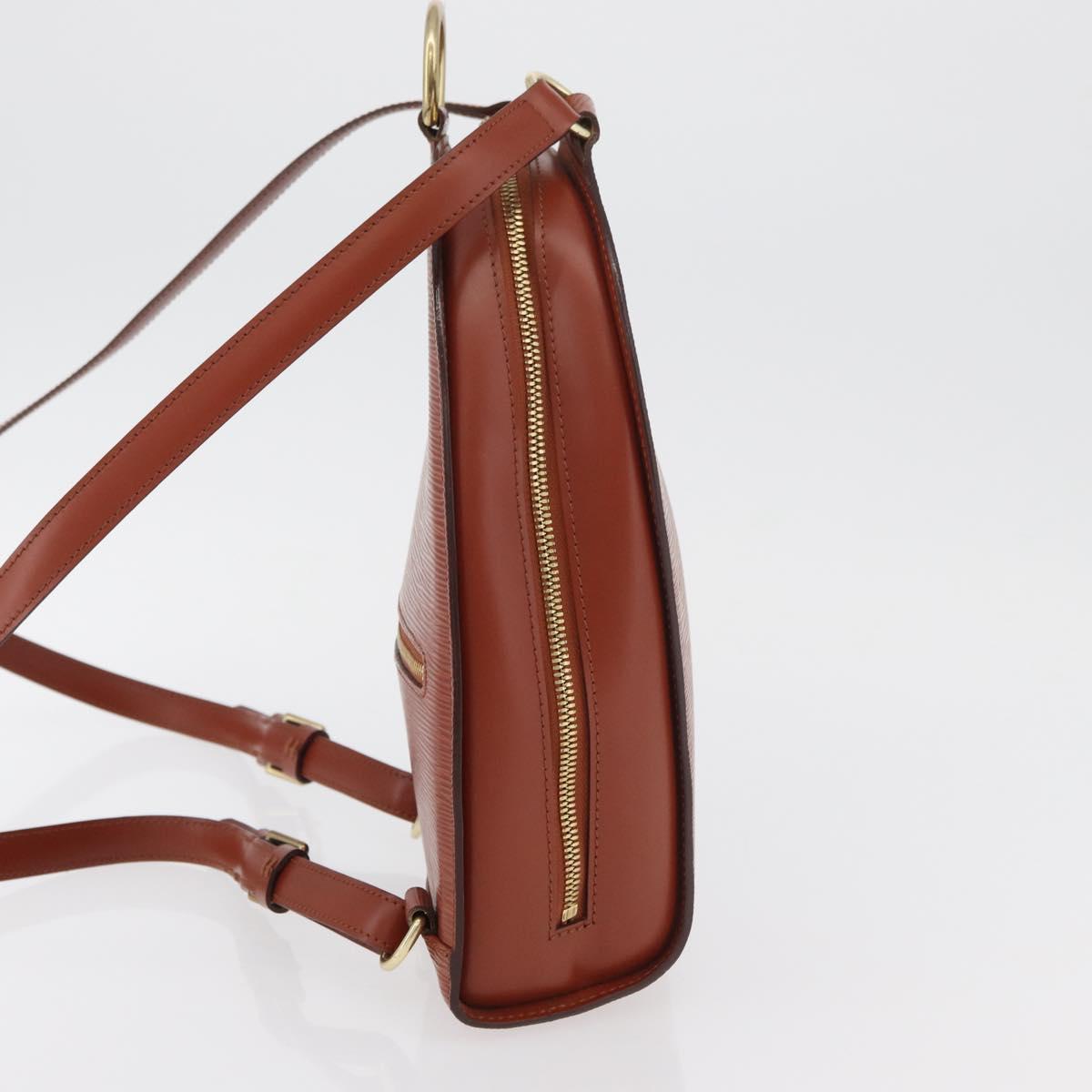 LOUIS VUITTON Epi Mabillon Backpack Brown M52233 LV Auth 176465A