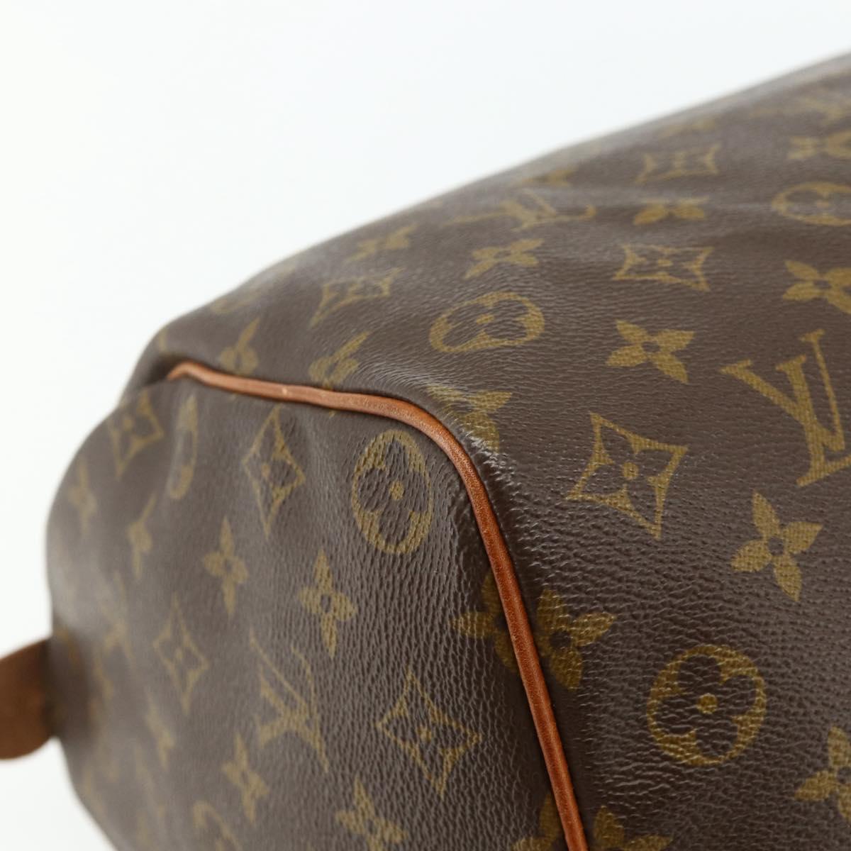 LOUIS VUITTON Monogram Speedy 35 Hand Bag M41524 LV Auth 176469A