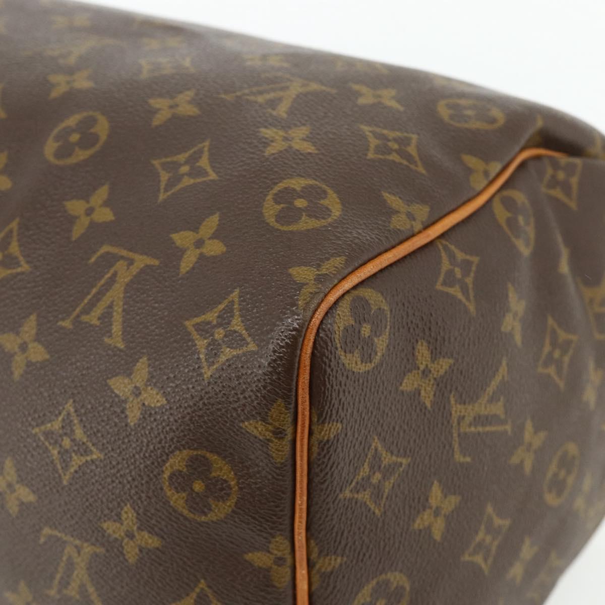 LOUIS VUITTON Monogram Speedy 35 Hand Bag M41524 LV Auth 176469A