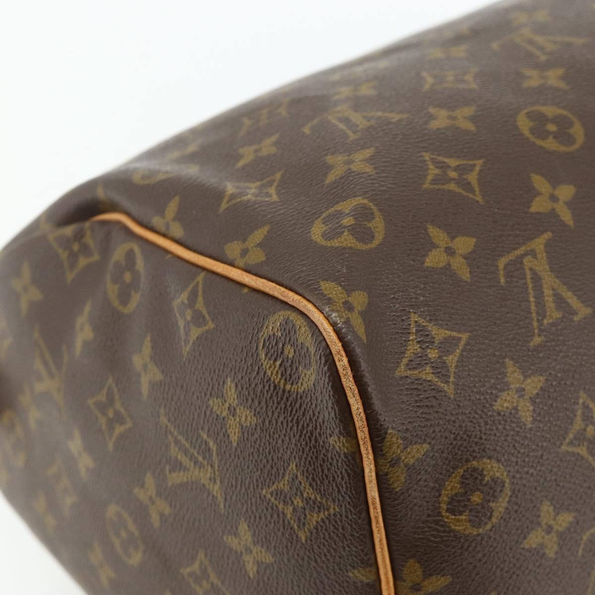 LOUIS VUITTON Monogram Speedy 35 Hand Bag M41524 LV Auth 176469A
