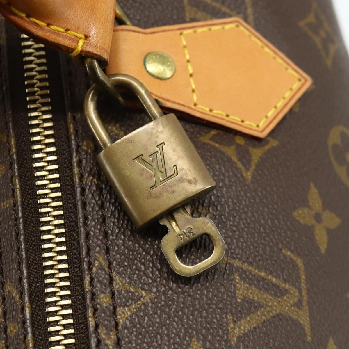 LOUIS VUITTON Monogram Speedy 35 Hand Bag M41524 LV Auth 176469A