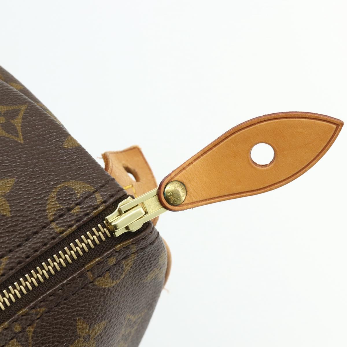 LOUIS VUITTON Monogram Speedy 35 Hand Bag M41524 LV Auth 176469A
