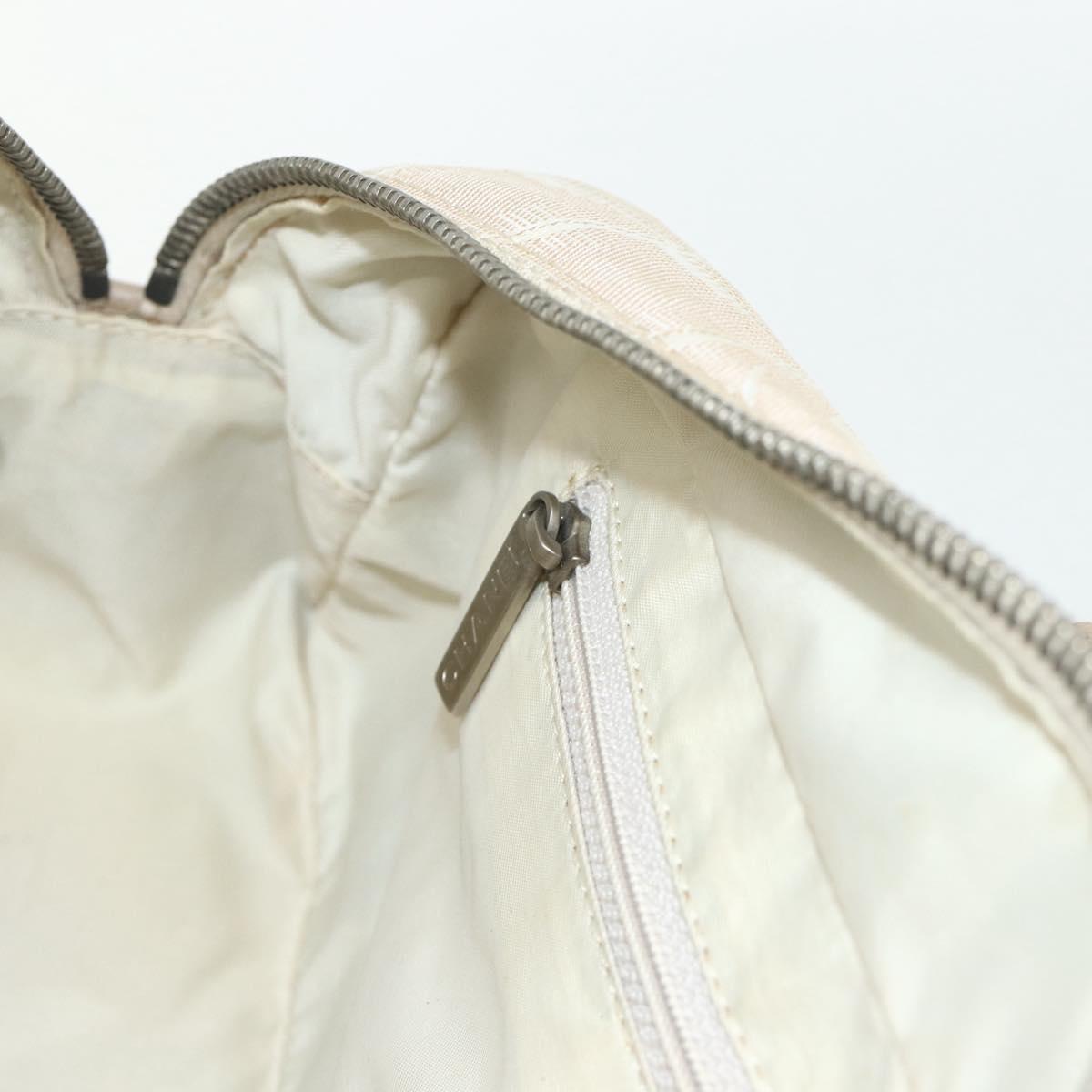 CHANEL New Travel line Shoulder Bag Beige CC Auth 176498