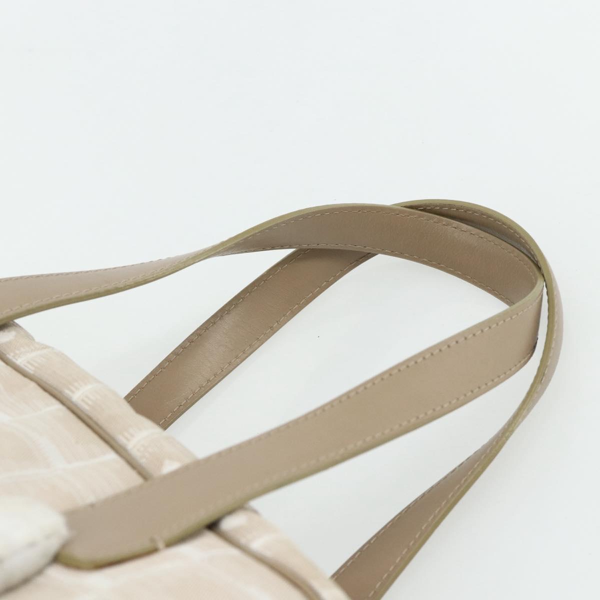 CHANEL New Travel line Shoulder Bag Beige CC Auth 176498