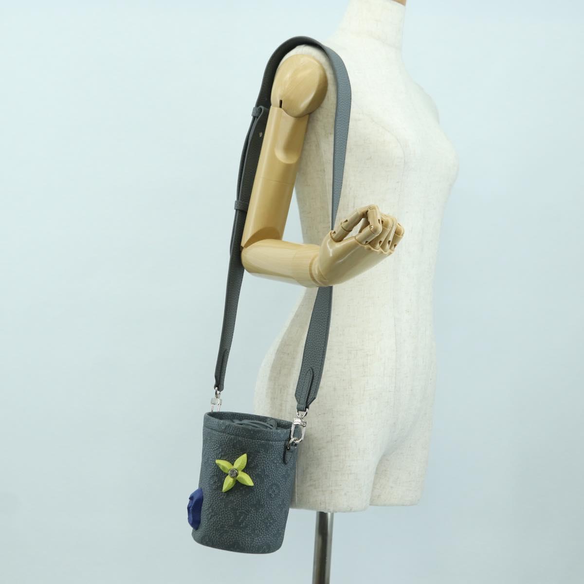 LOUIS VUITTON Monogram Taurillon Climbing Chalk Nano Bag M81572 LV Auth 176509SM