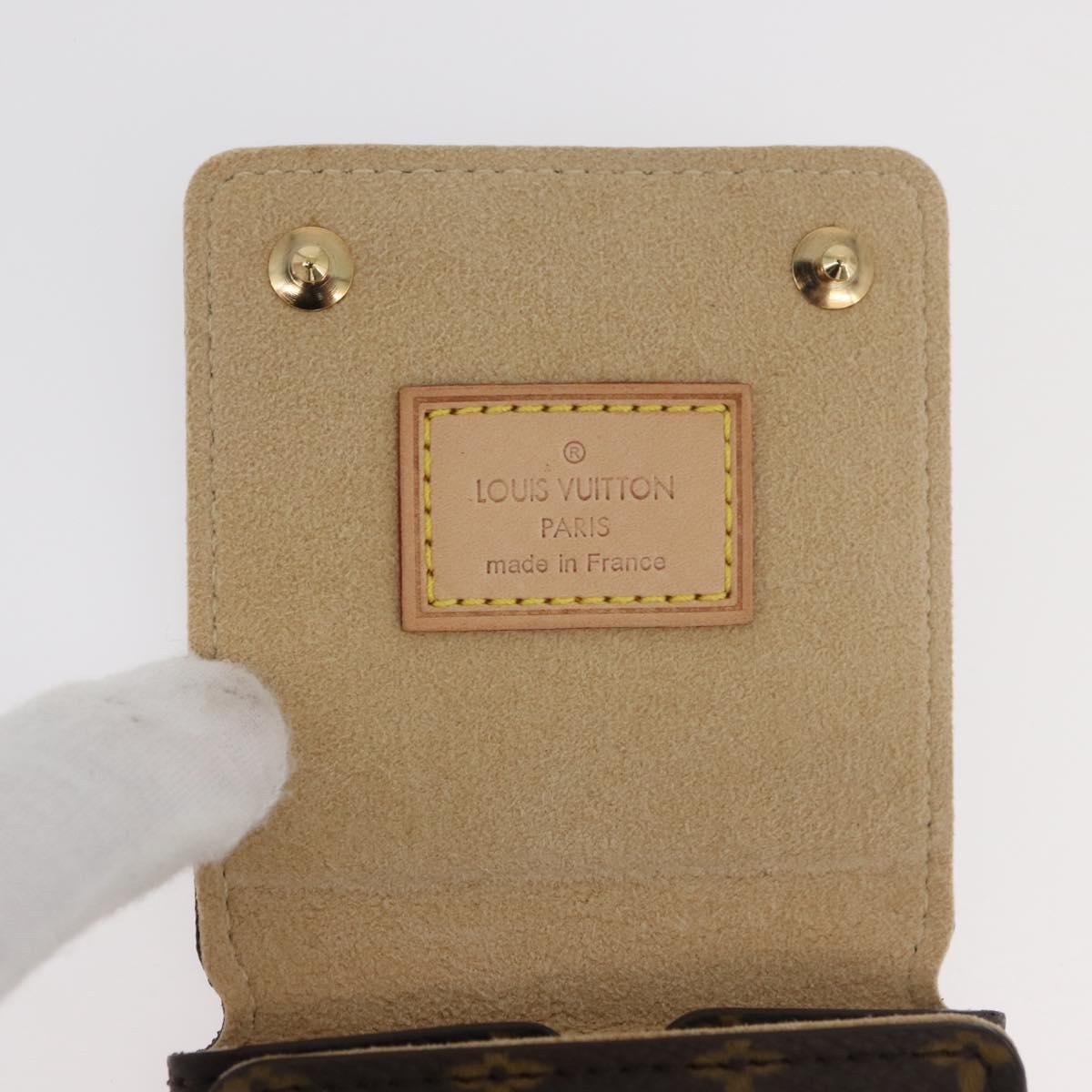 LOUIS VUITTON Monogram Jewelry case Jewelry Box LV Auth 176511
