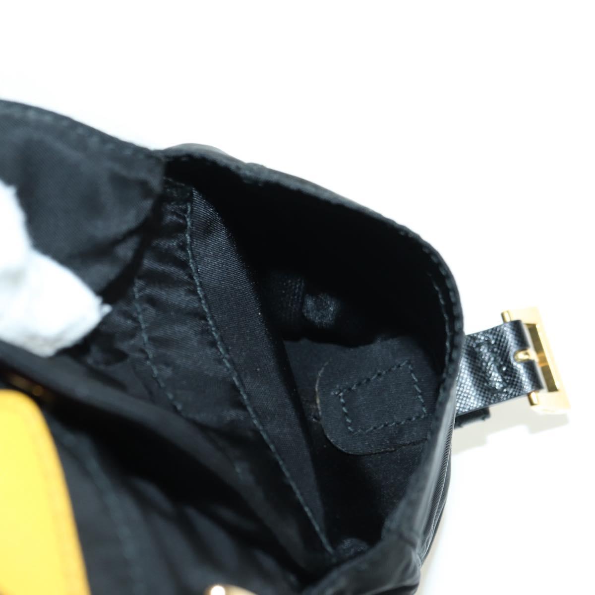 PRADA Robot Backpack Nylon Black Silver Auth 176514SAV