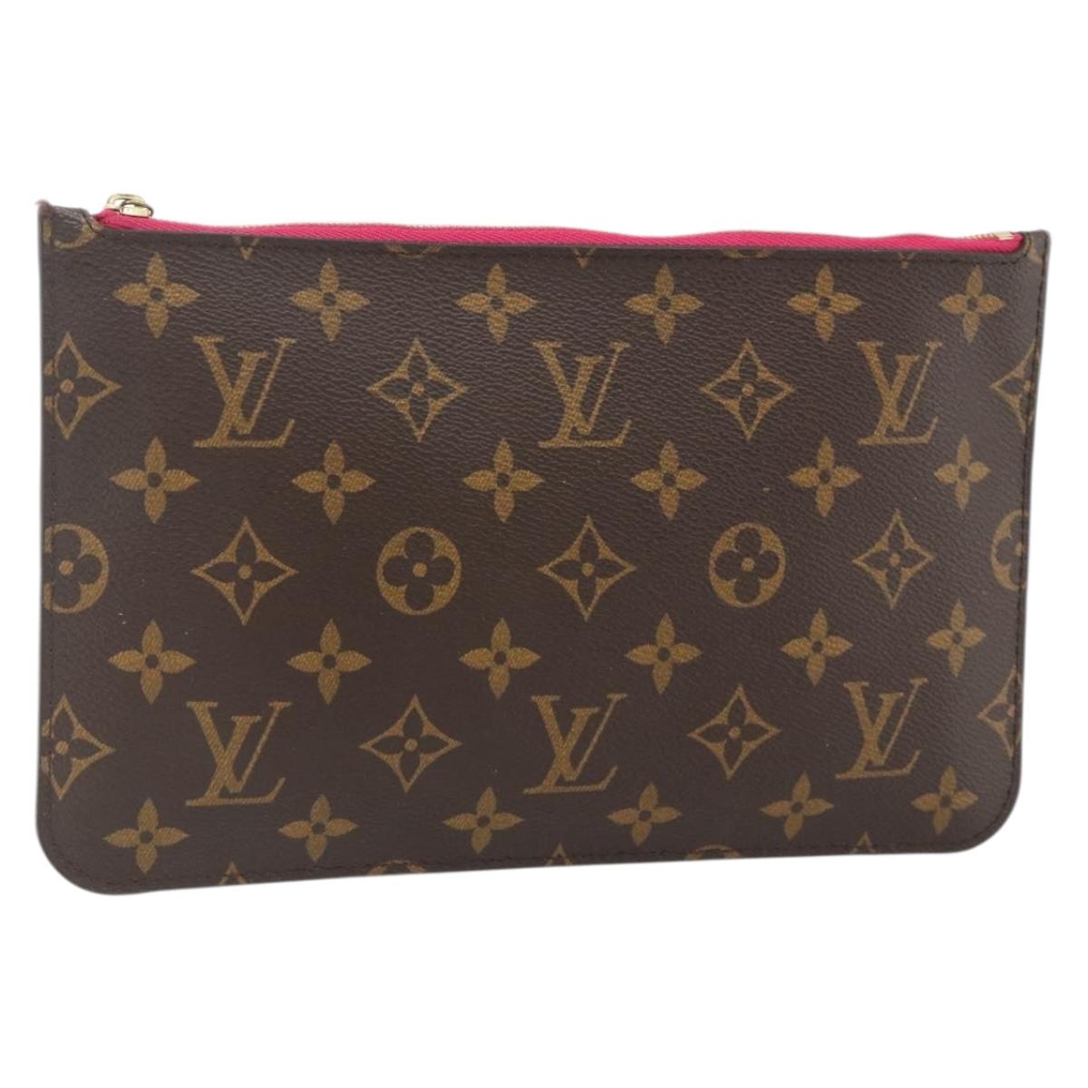 LOUIS VUITTON Monogram Neverfull MM Pouch Accessory Pouch LV Auth 176549