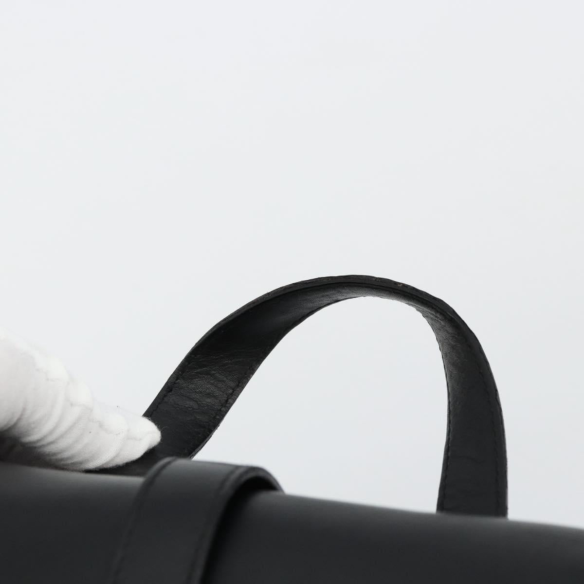 GUCCI GG Canvas Backpack Nylon Black Silver 003 0246 Auth 176569A