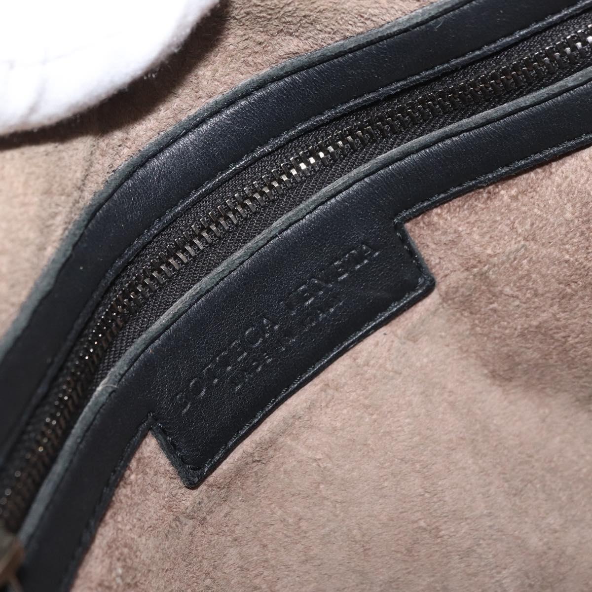 BOTTEGA VENETA INTRECCIATO Shoulder Bag Leather Black 245354 Auth 176616