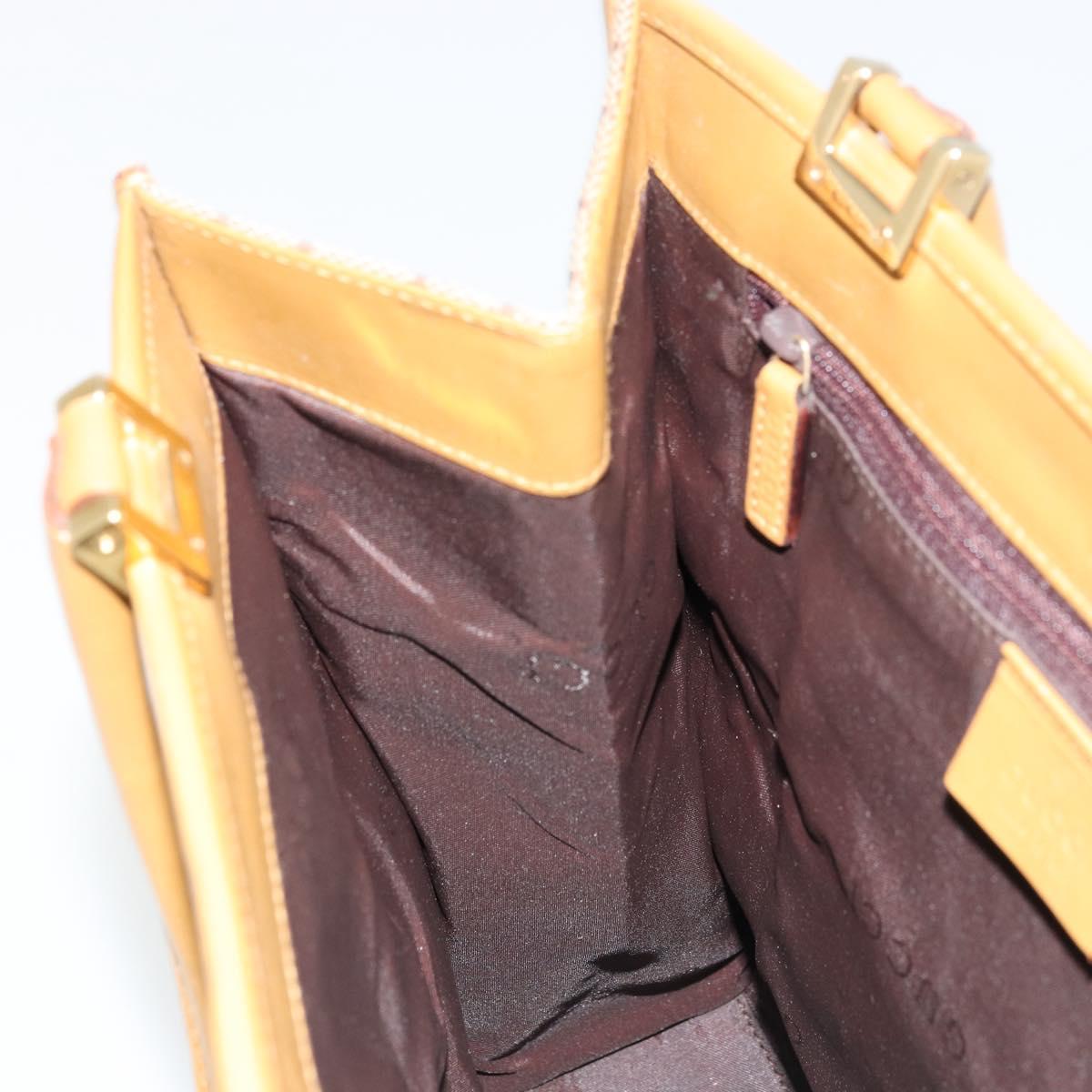 GUCCI Jackie GG Canvas Shoulder Bag Beige Gold 002 1065 3444 Auth 176673A