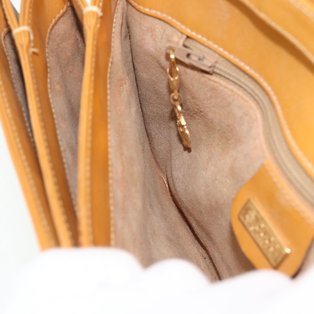 GUCCI Micro GG Supreme Shoulder Bag PVC Beige Gold 004 104 0024 Auth 176684