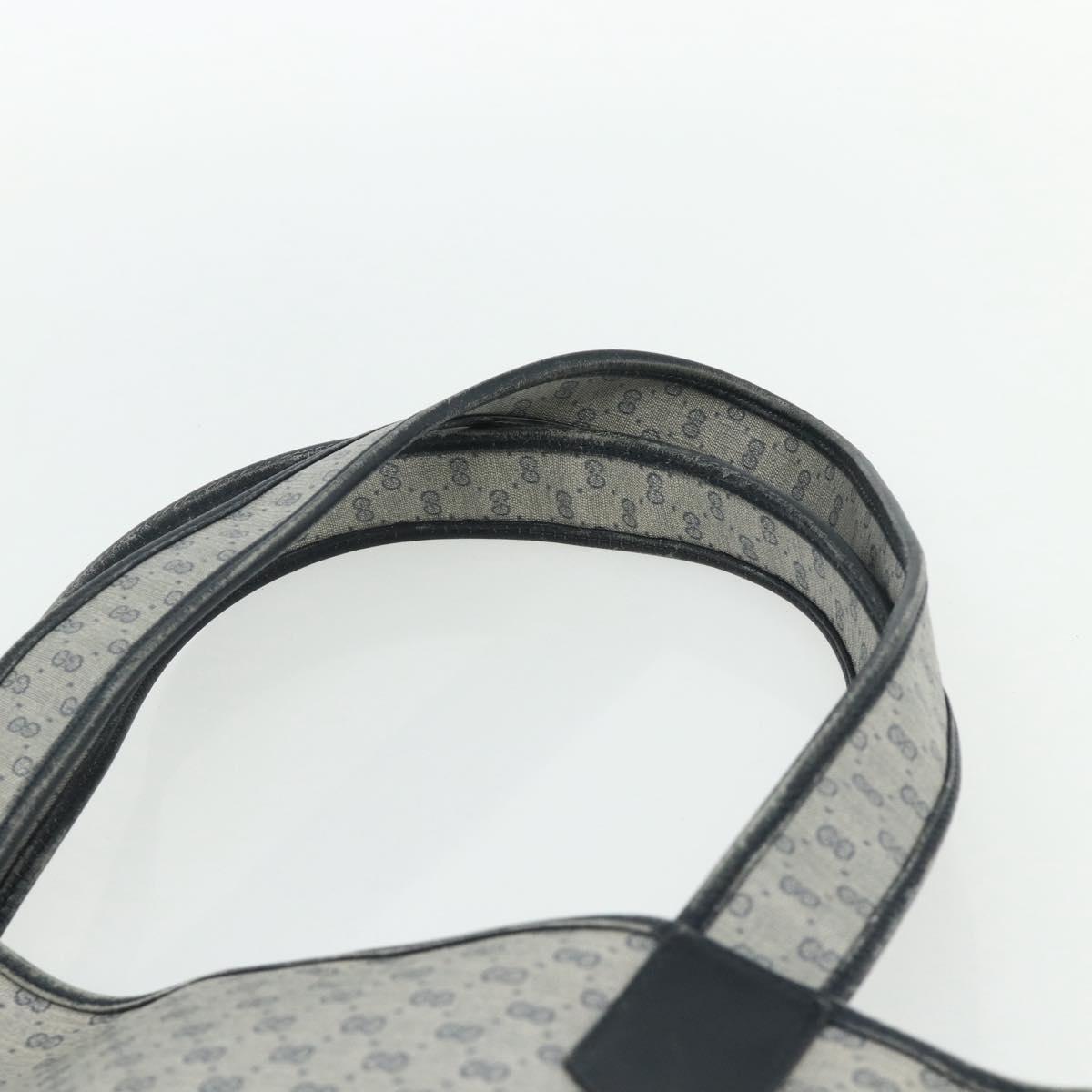 GUCCI GG Supreme Tote Bag PVC Navy Gold 002 39 0054 Auth 176695