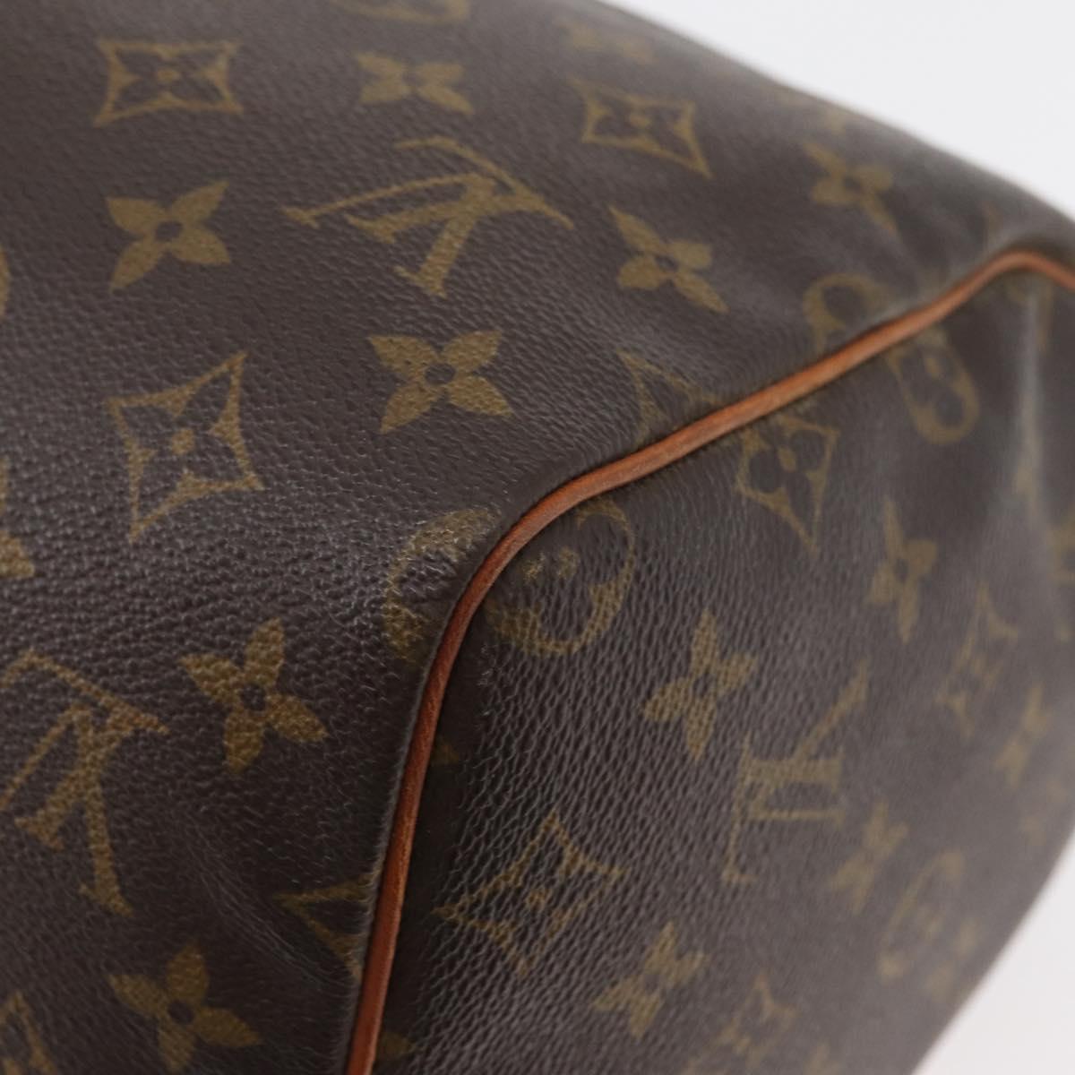 LOUIS VUITTON Monogram Speedy 30 Hand Bag M41526 LV Auth 176721