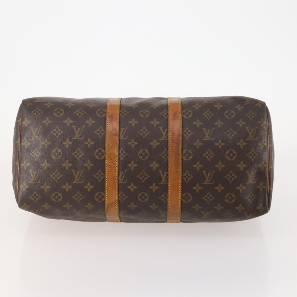 LOUIS VUITTON Monogram Keepall 45 Boston Bag M41428 LV Auth 176723