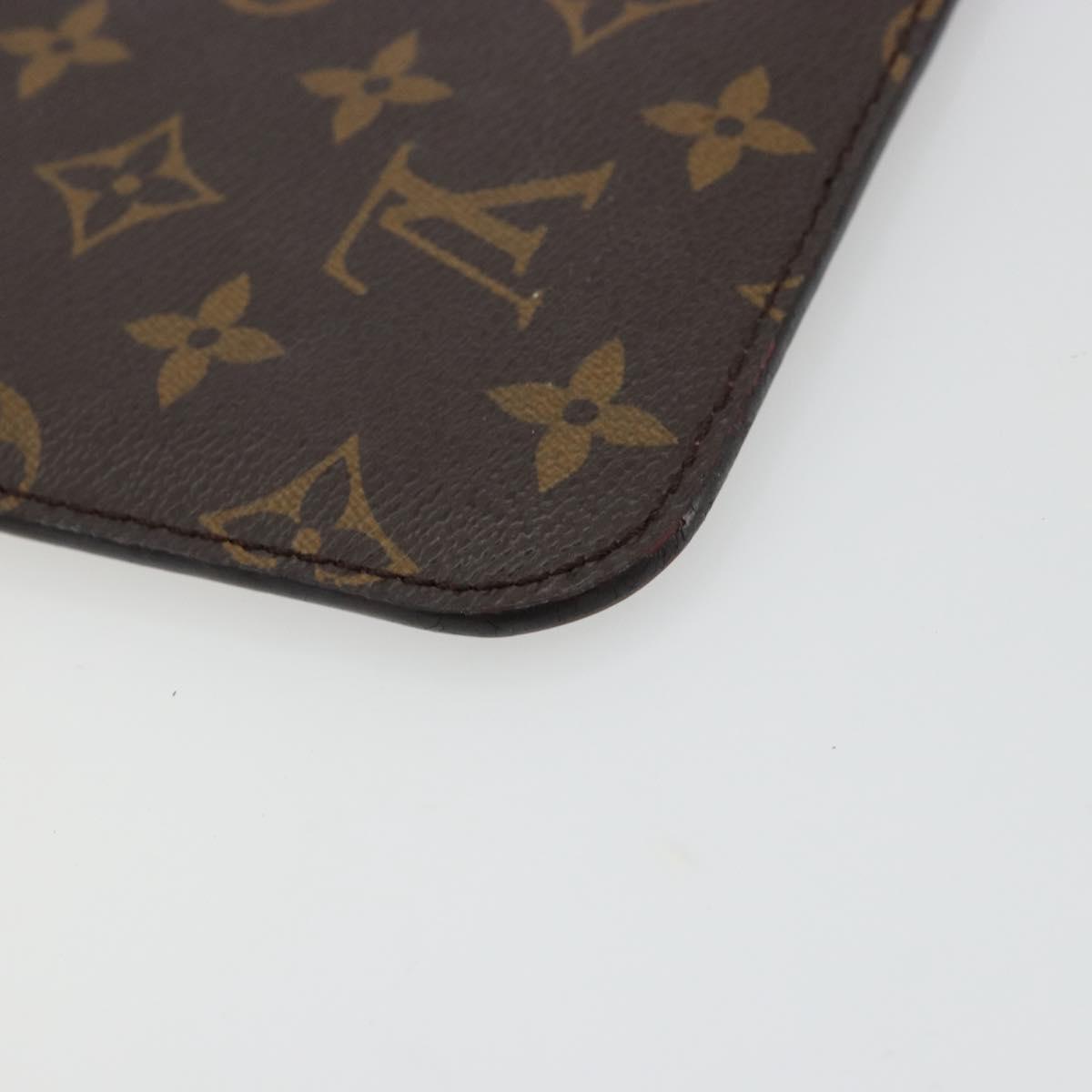 LOUIS VUITTON Monogram Neverfull MM Pouch Accessory Pouch LV Auth 176726