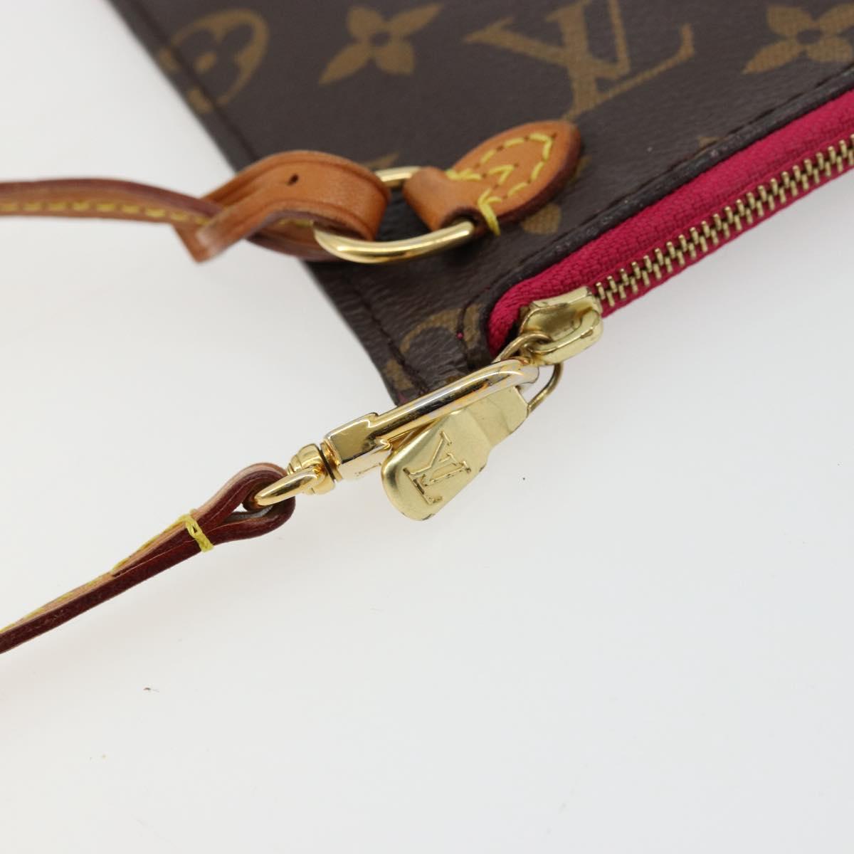 LOUIS VUITTON Monogram Neverfull MM Pouch Accessory Pouch LV Auth 176726