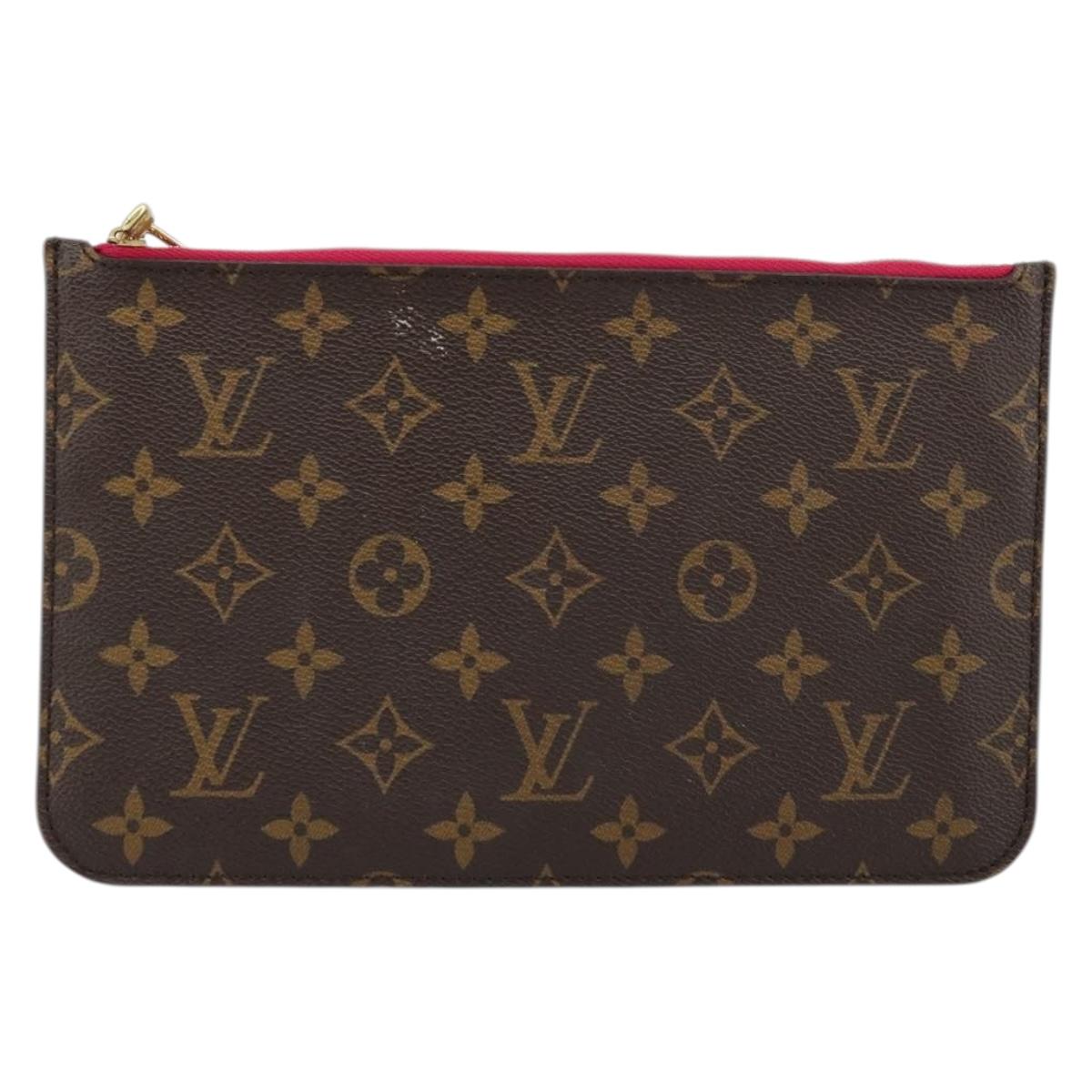 LOUIS VUITTON Monogram Neverfull MM Pouch Accessory Pouch LV Auth 176726