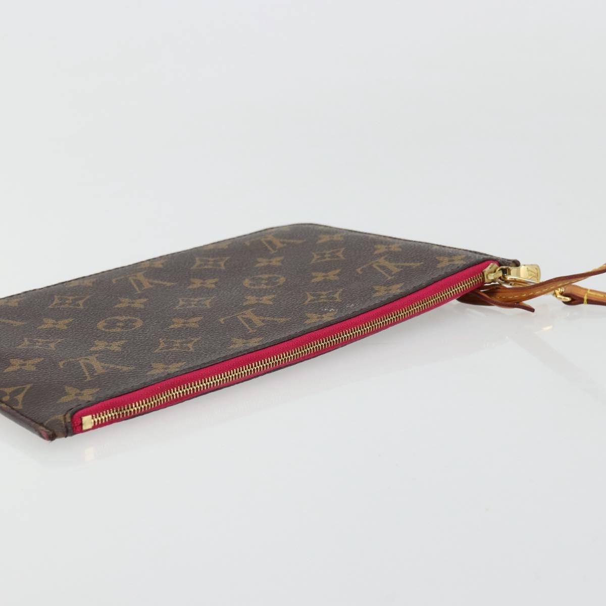 LOUIS VUITTON Monogram Neverfull MM Pouch Accessory Pouch LV Auth 176726