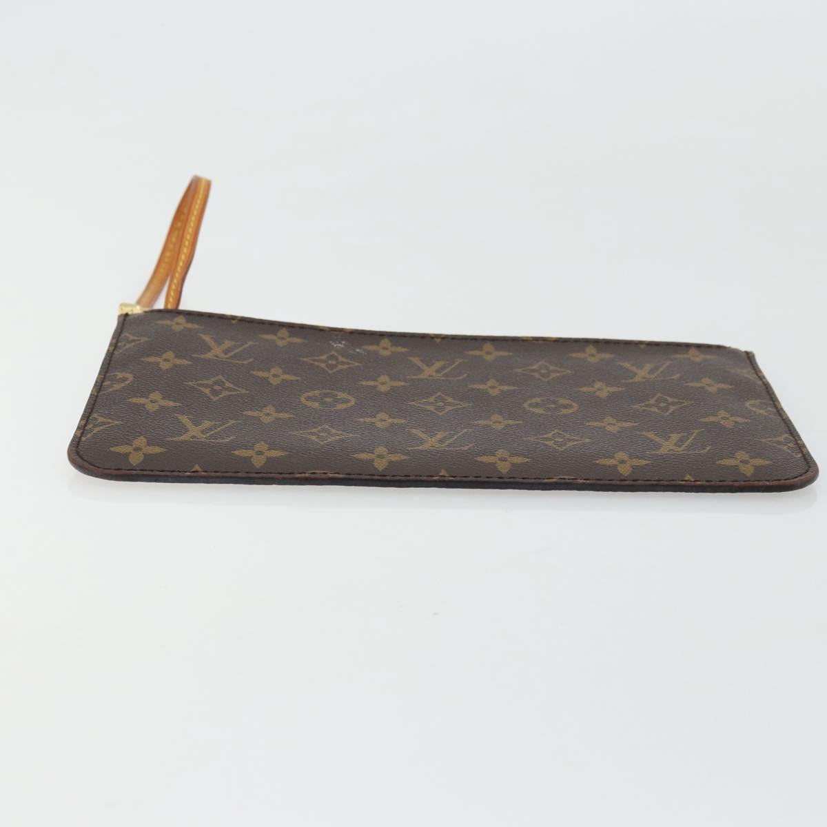 LOUIS VUITTON Monogram Neverfull MM Pouch Accessory Pouch LV Auth 176726