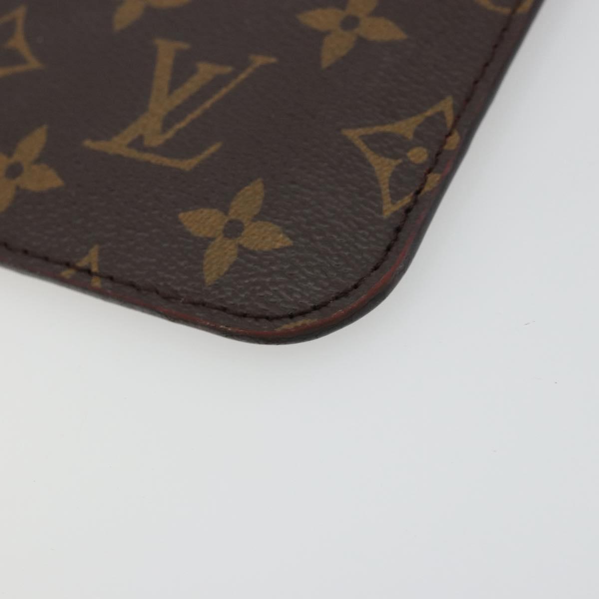 LOUIS VUITTON Monogram Neverfull MM Pouch Accessory Pouch LV Auth 176726